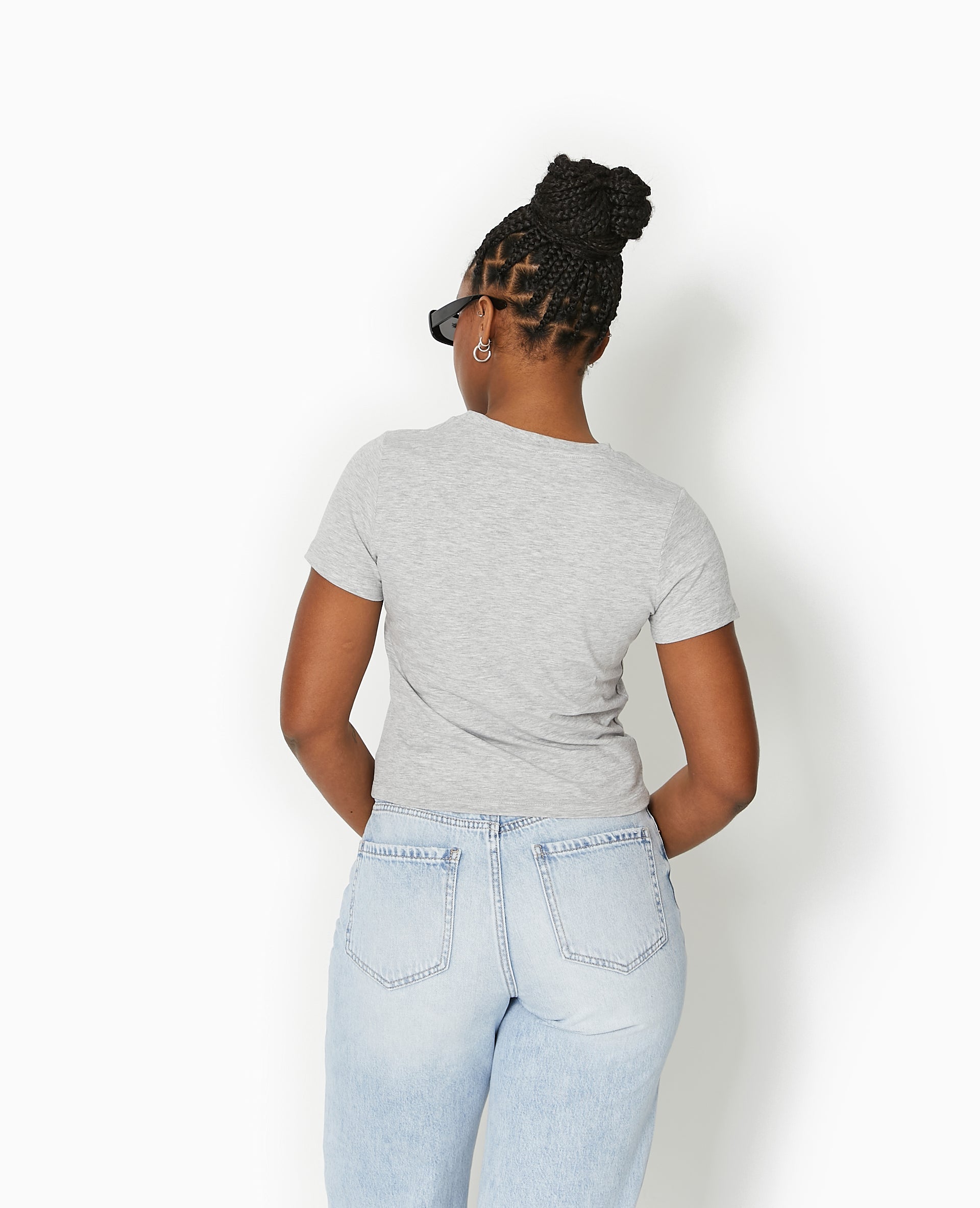 T-shirt ajusté avec print devant