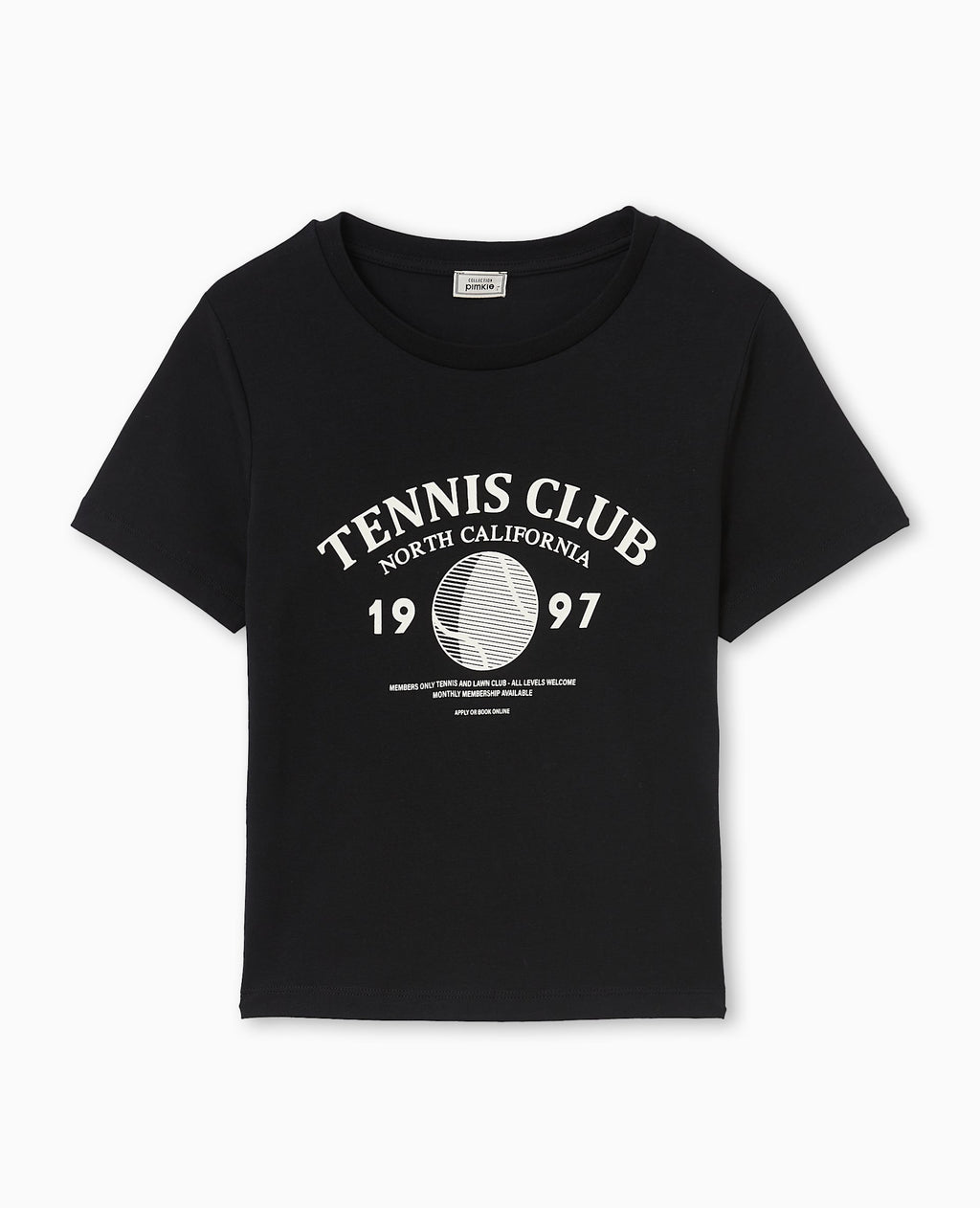 T-shirt ajusté avec print devant