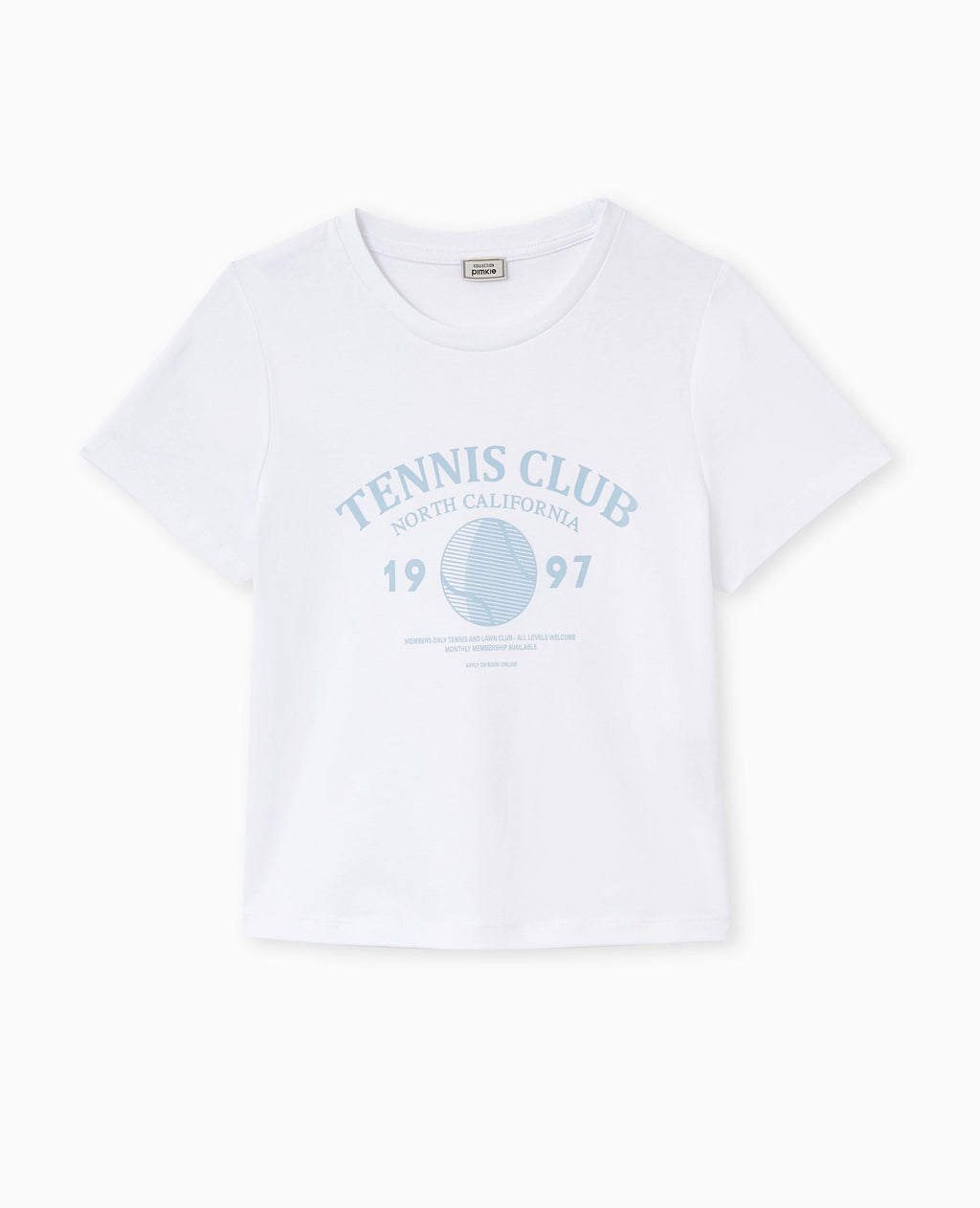 T-shirt ajusté avec print devant