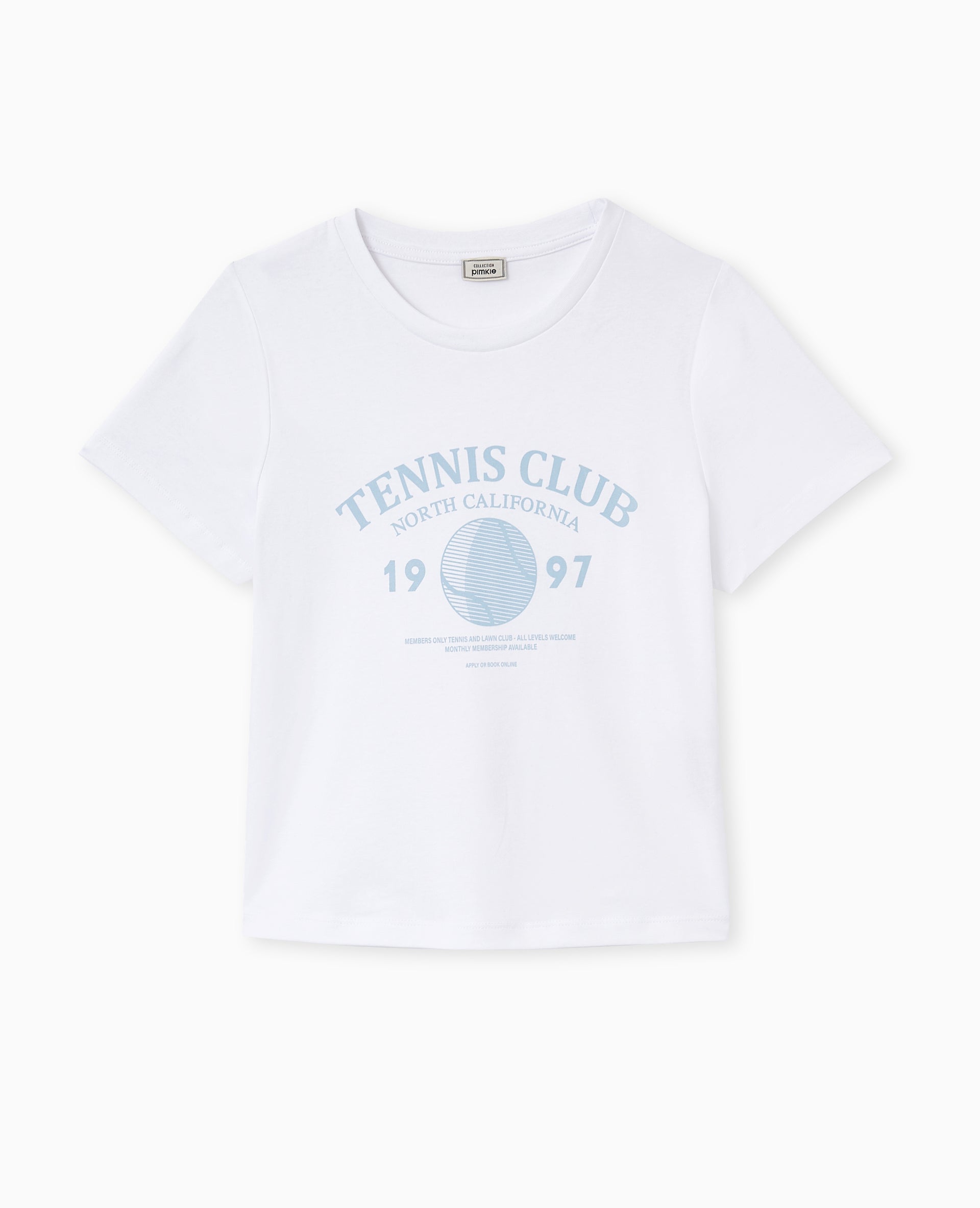 T-shirt ajusté avec print devant