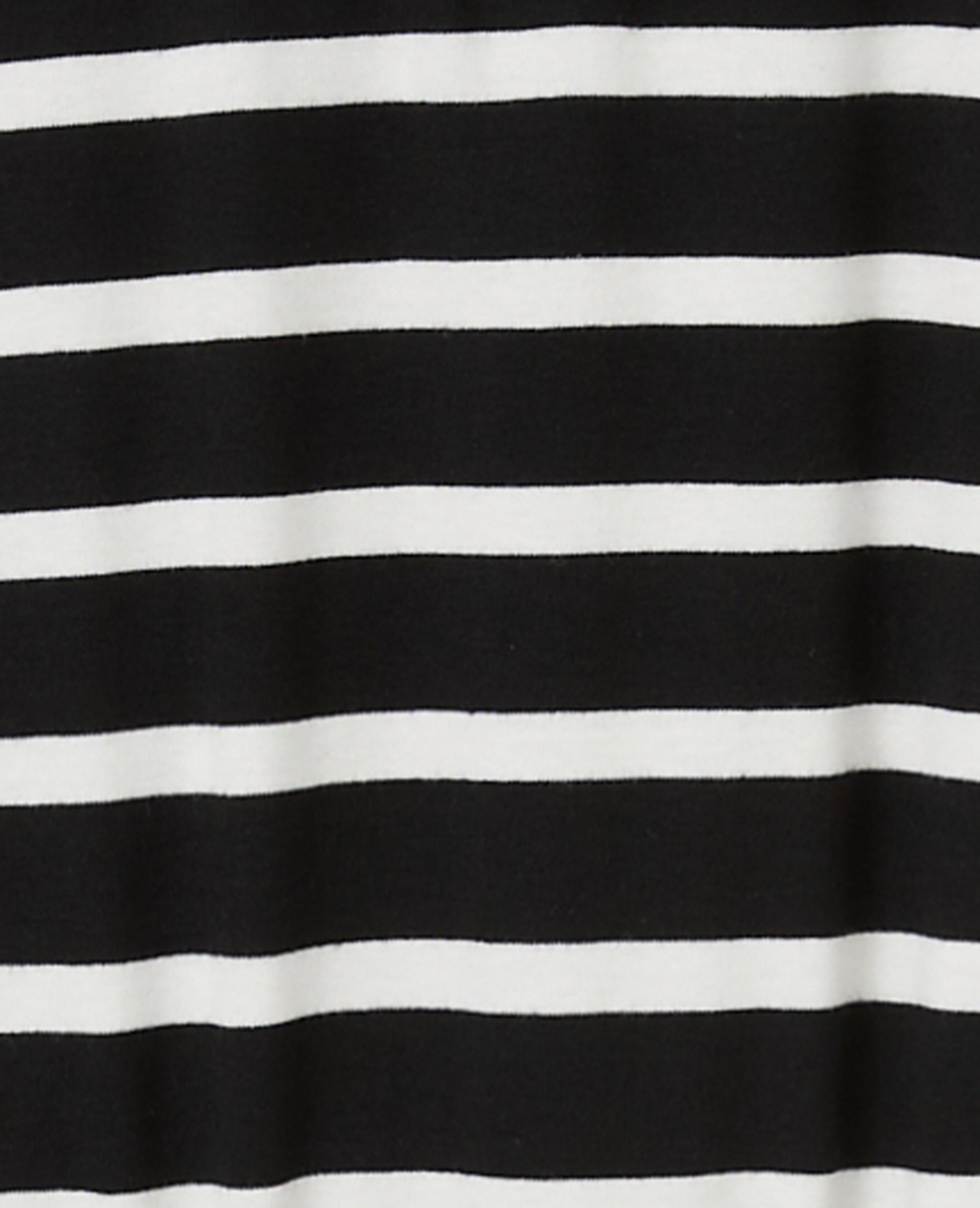 Polo rayé avec base élastiquée