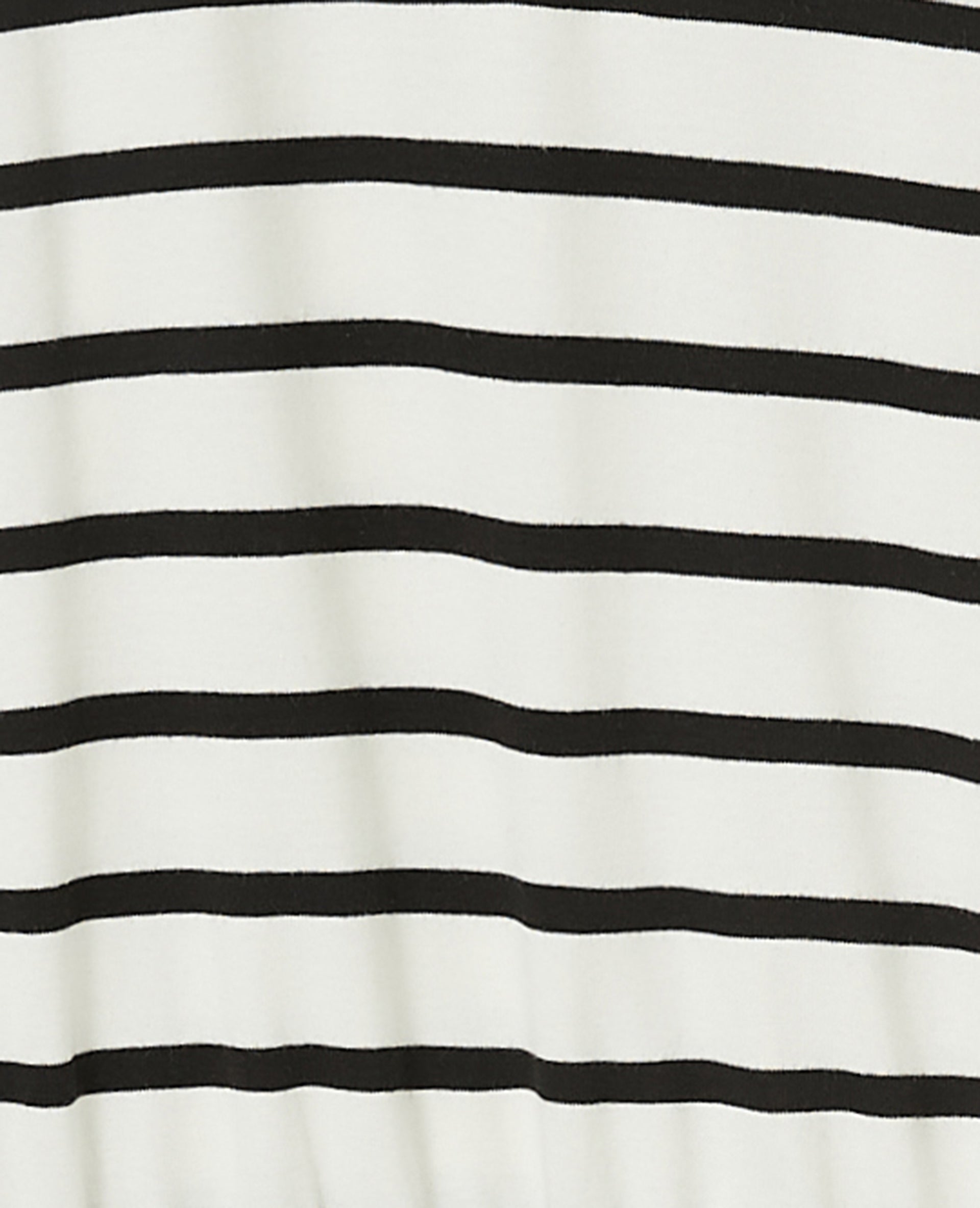 Polo rayé avec base élastiquée