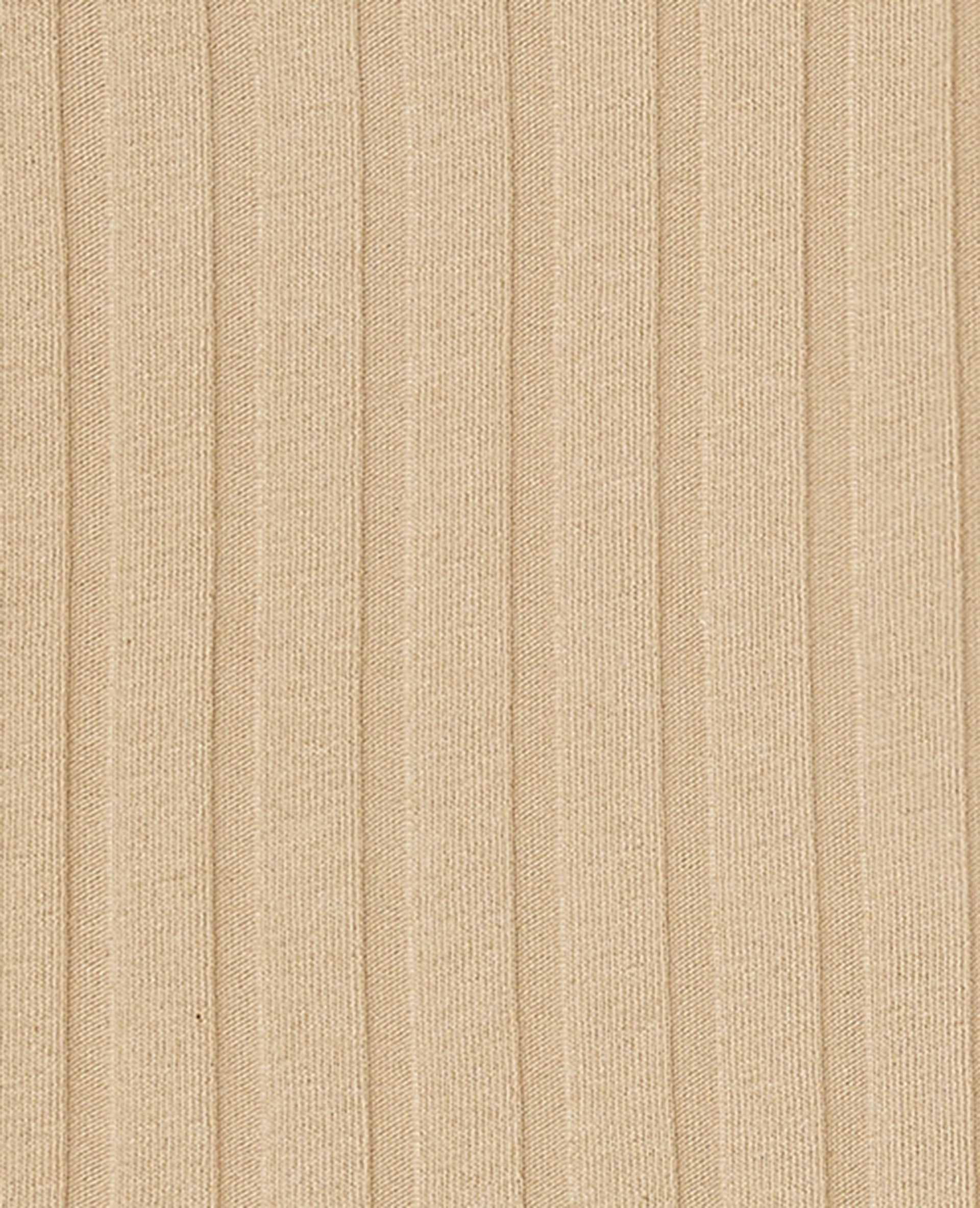 Top en maille côtes plates