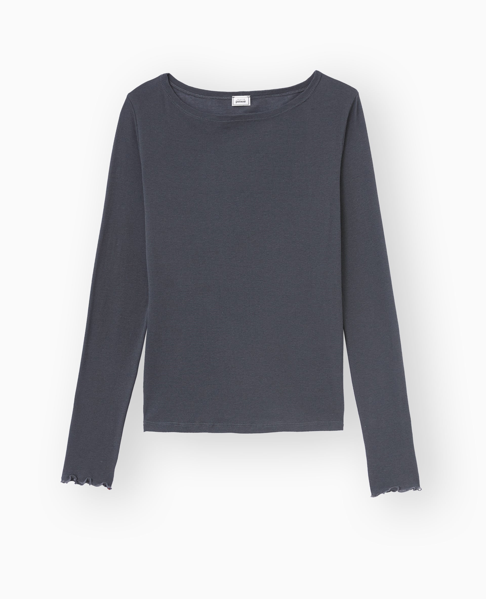 Top manches longues encolure bateau