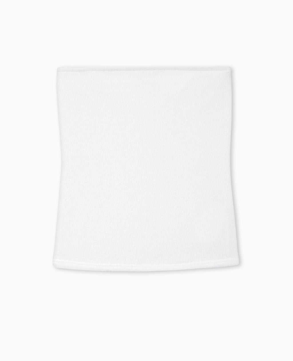 Top bustier bandeau en maille
