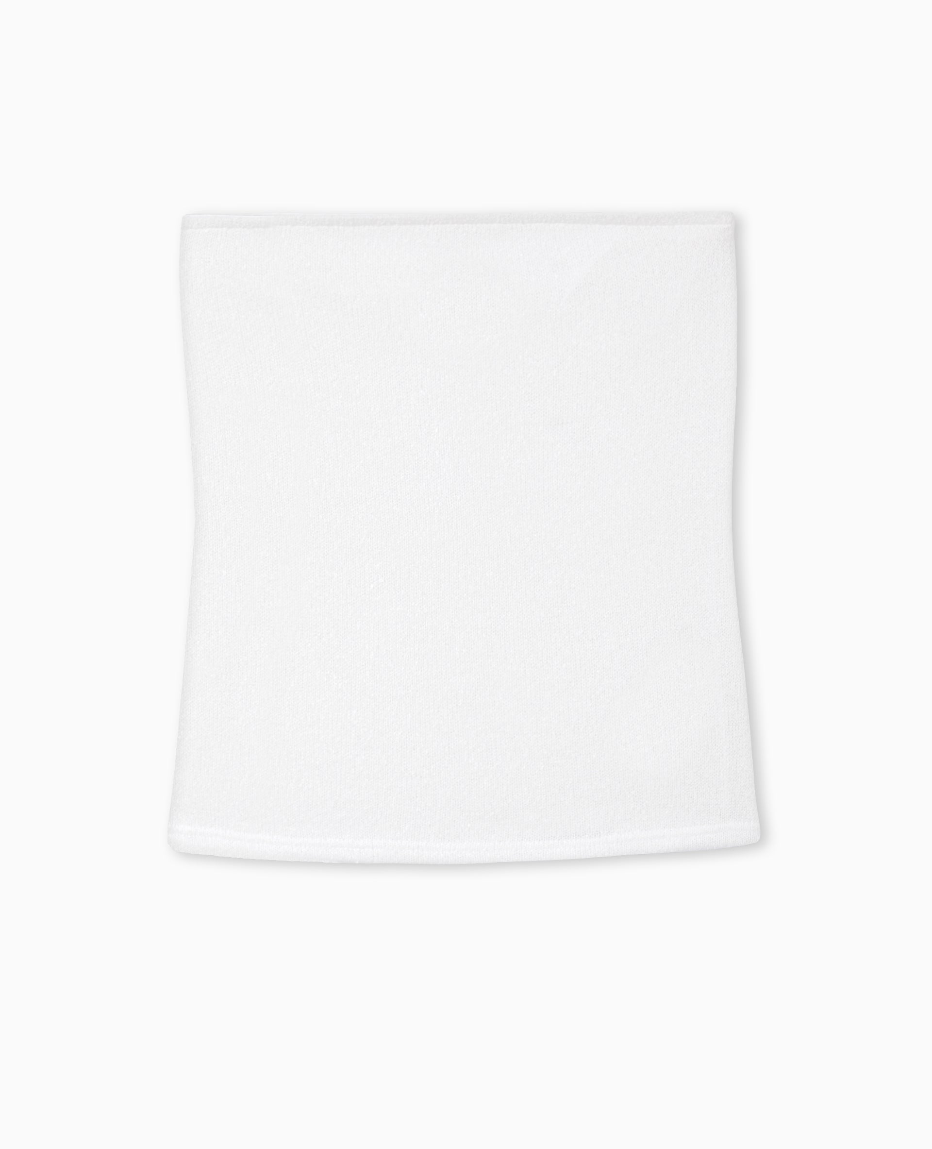 Top bustier bandeau en maille