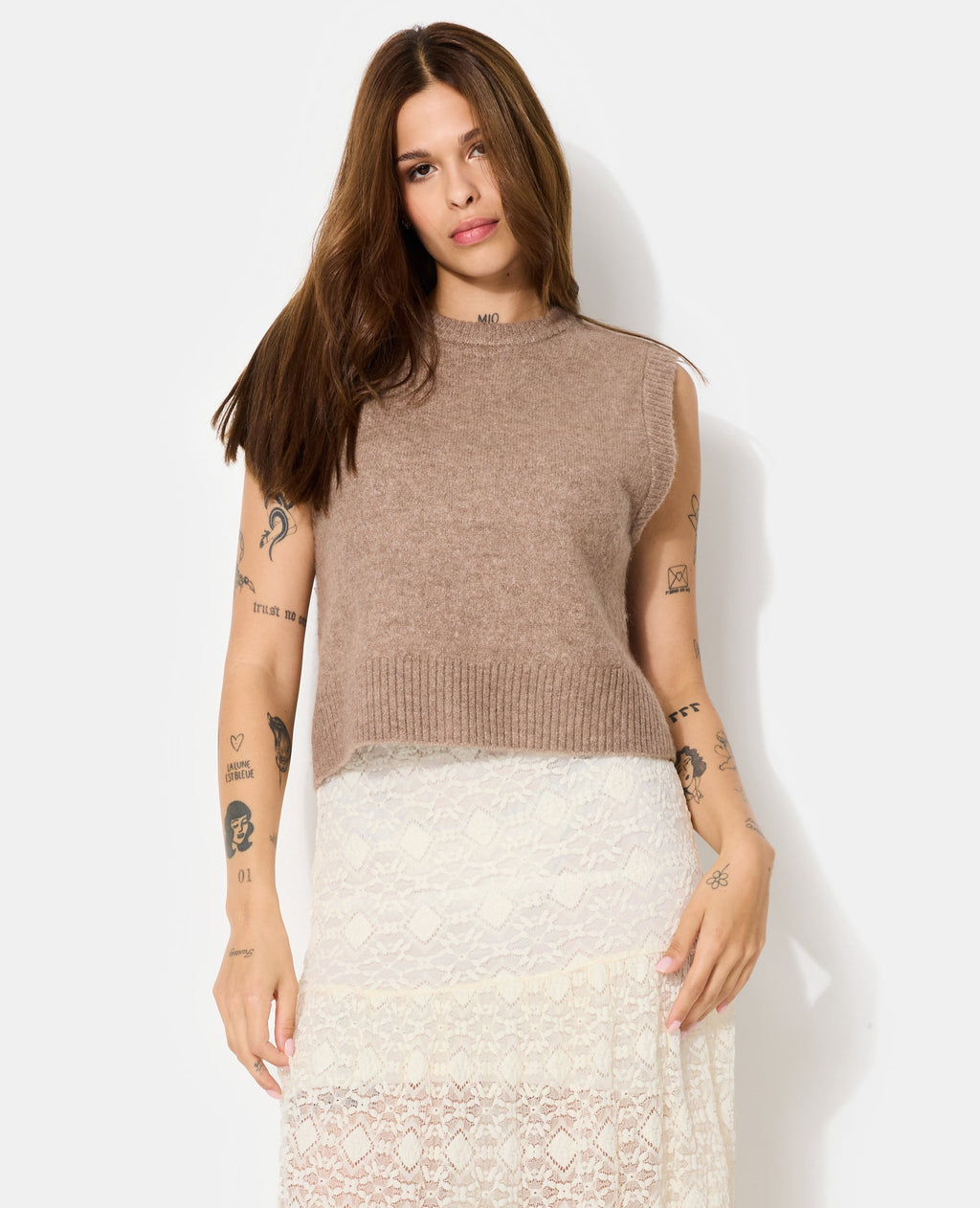Pull sans manches