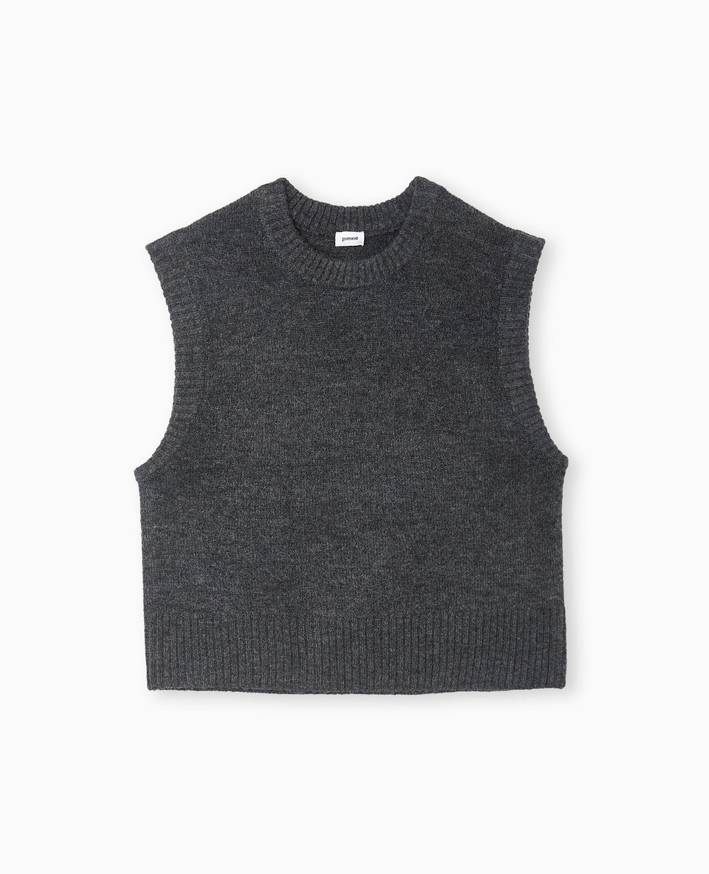 Pull sans manches avec laine