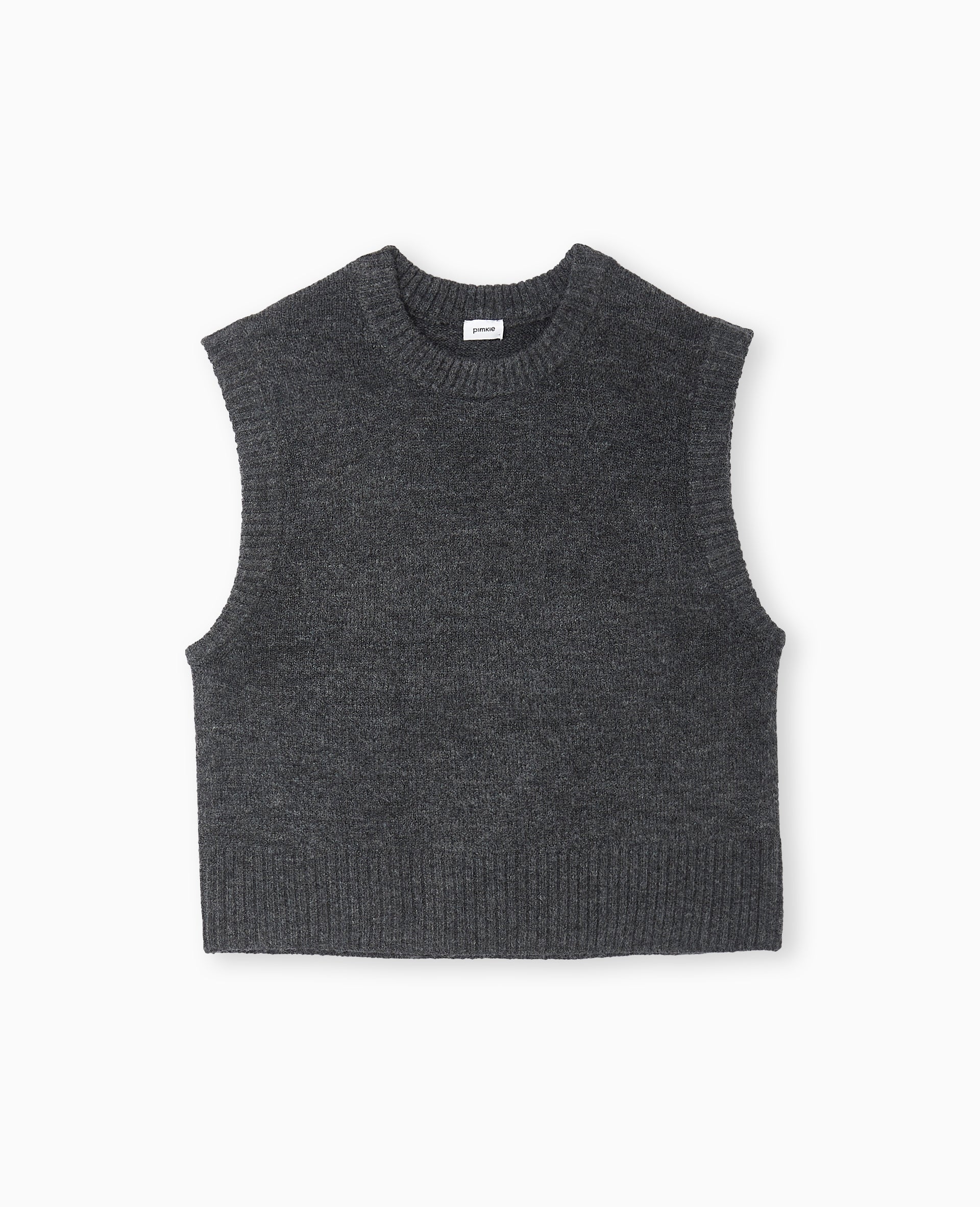 Pull sans manches avec laine