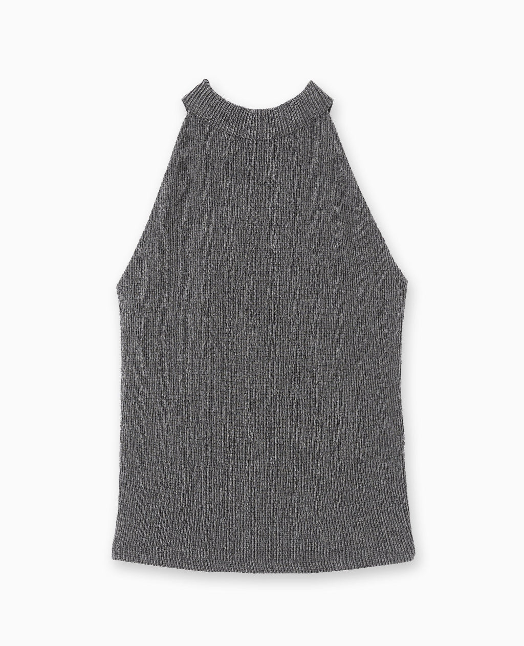 Top dos-nu en maille reliéfée