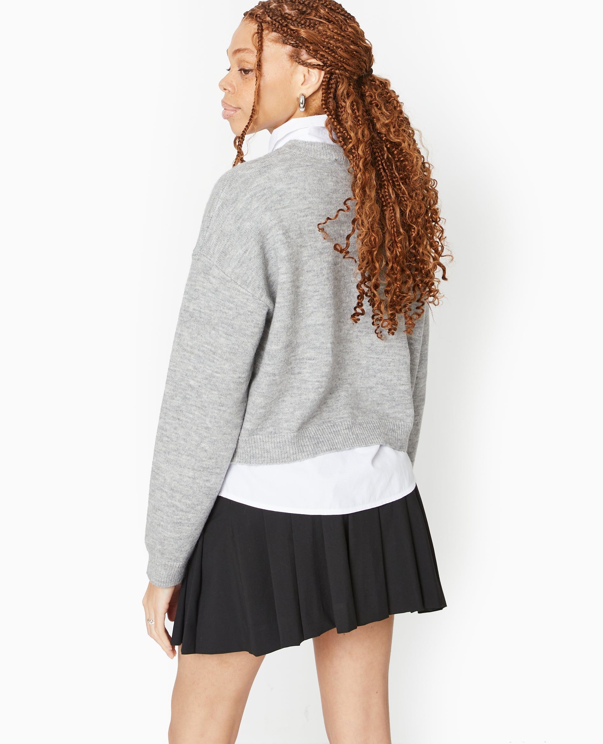 Pull court en maille