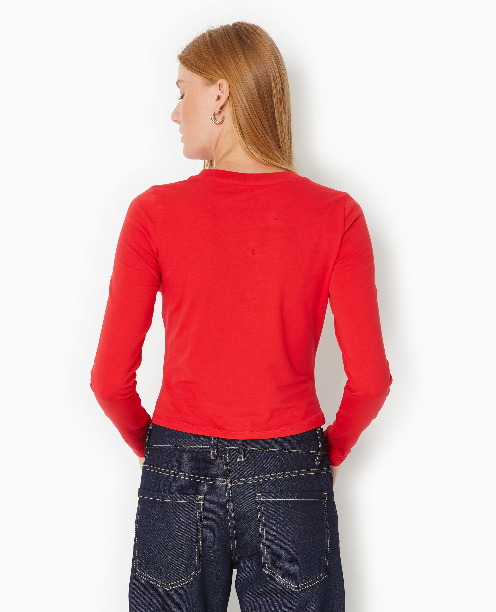 T-shirt manches longues avec print STITCH