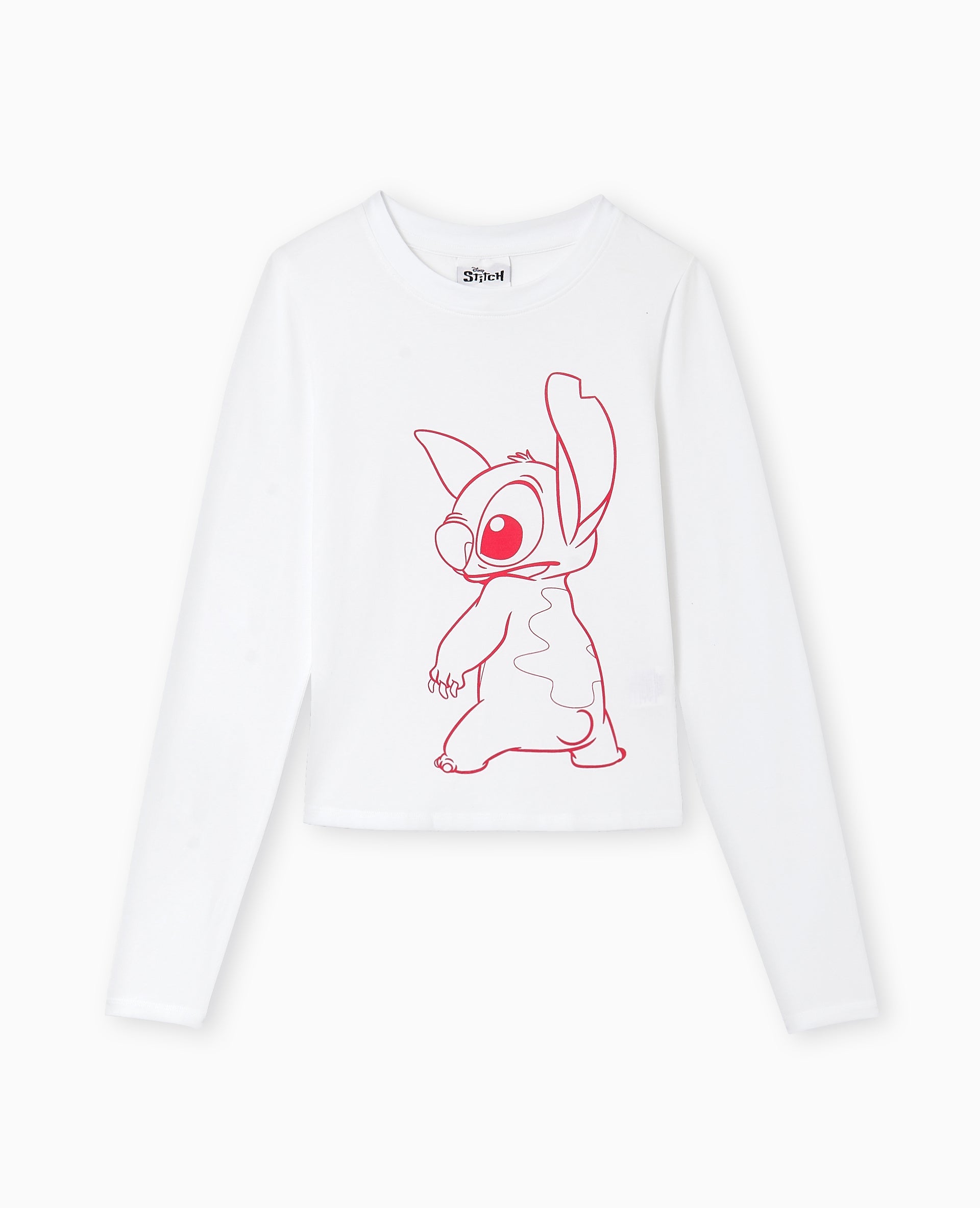 T-shirt manches longues avec print STITCH