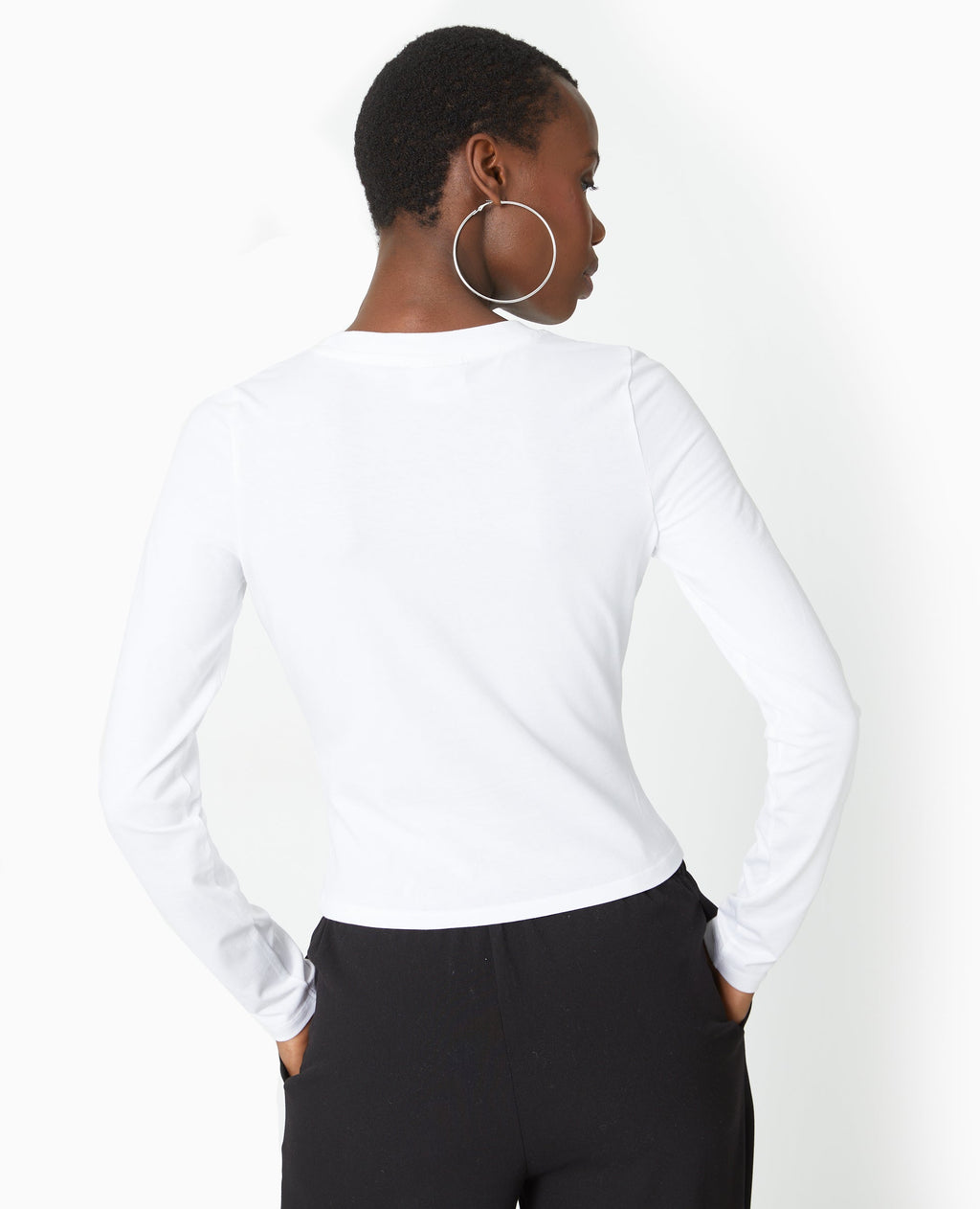 T-shirt manches longues avec print STITCH