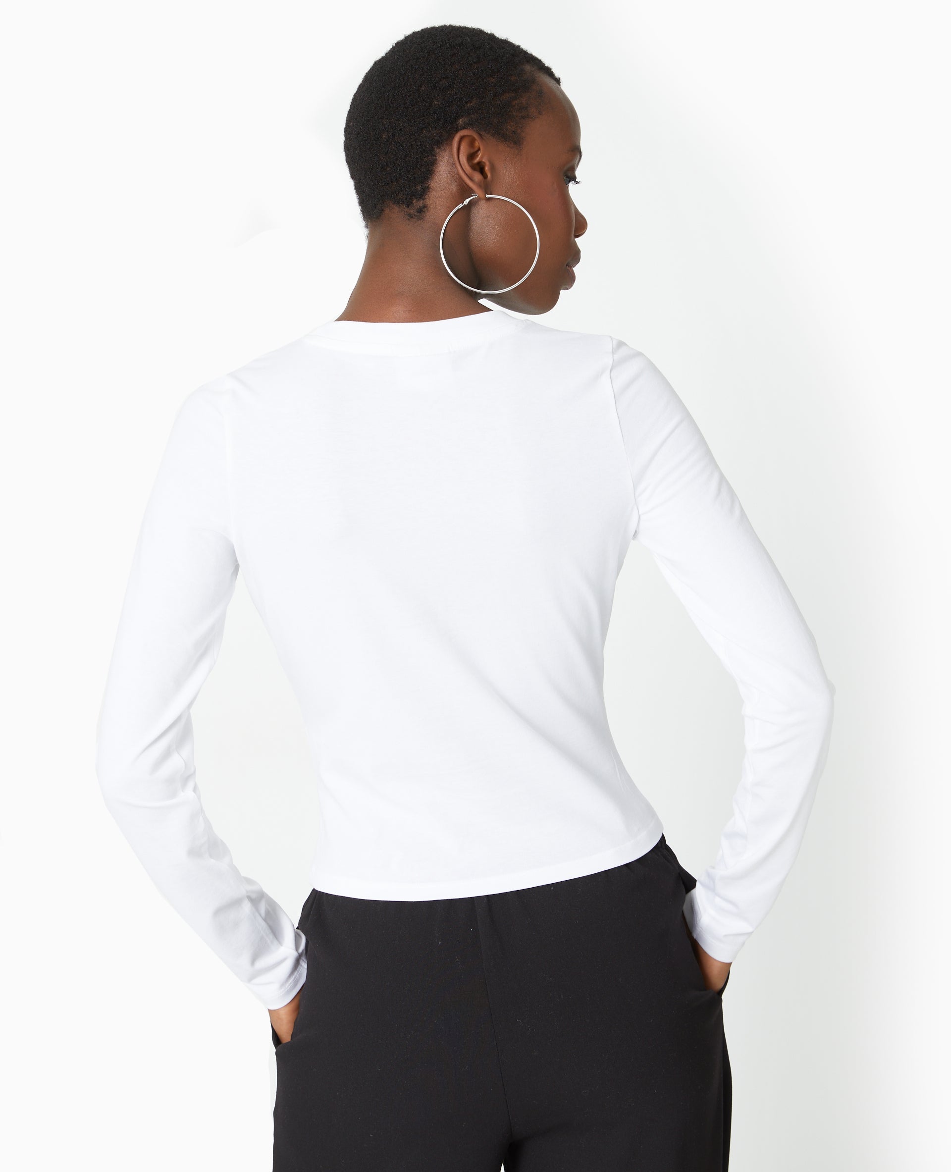 T-shirt manches longues avec print STITCH