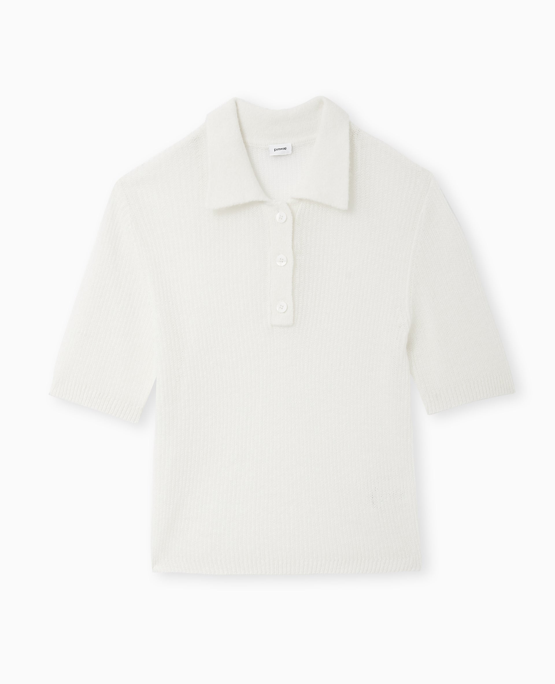 Pull col polo en maille légère