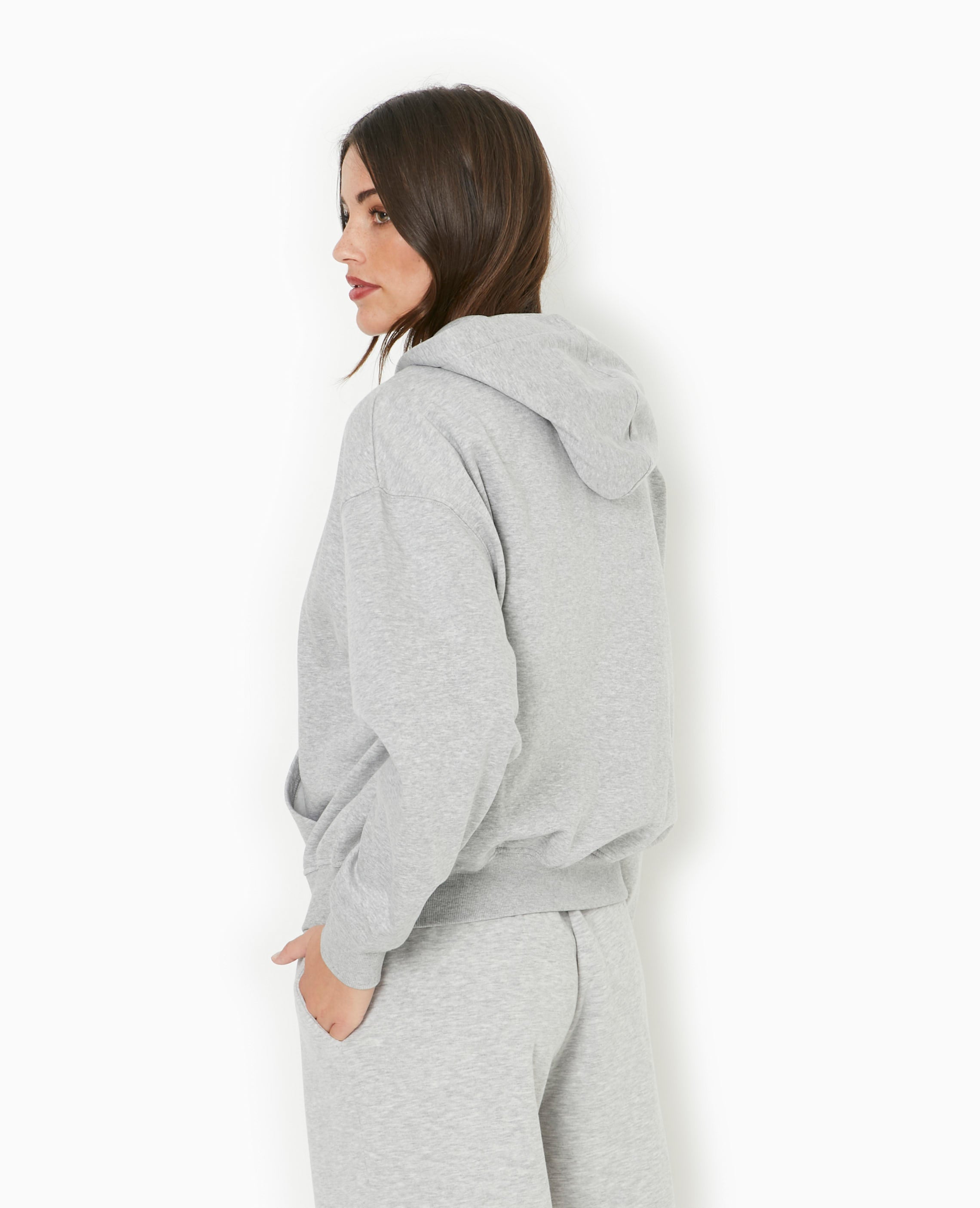 Sweat zippé avec capuche