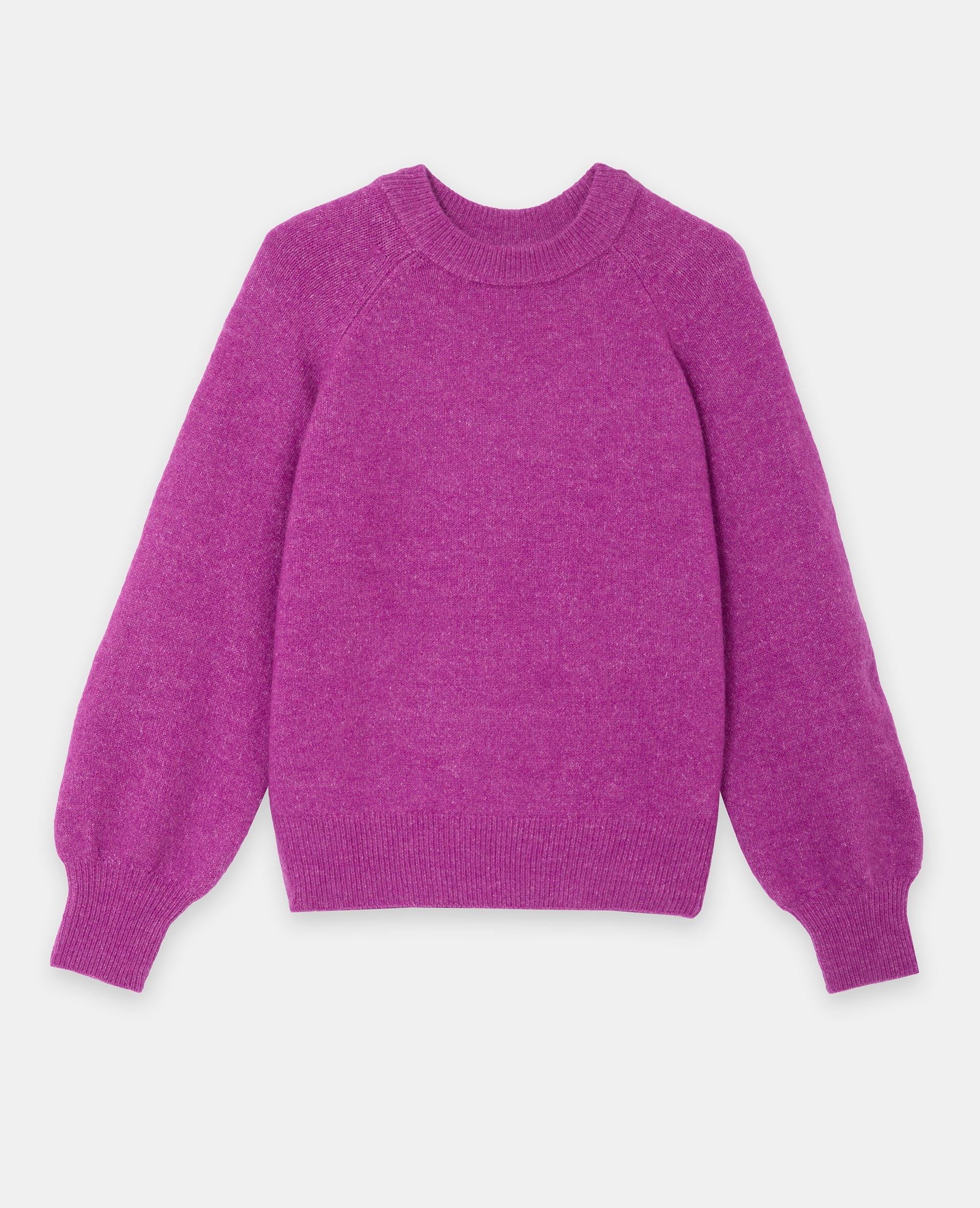 Pull oversize col rond manches raglan