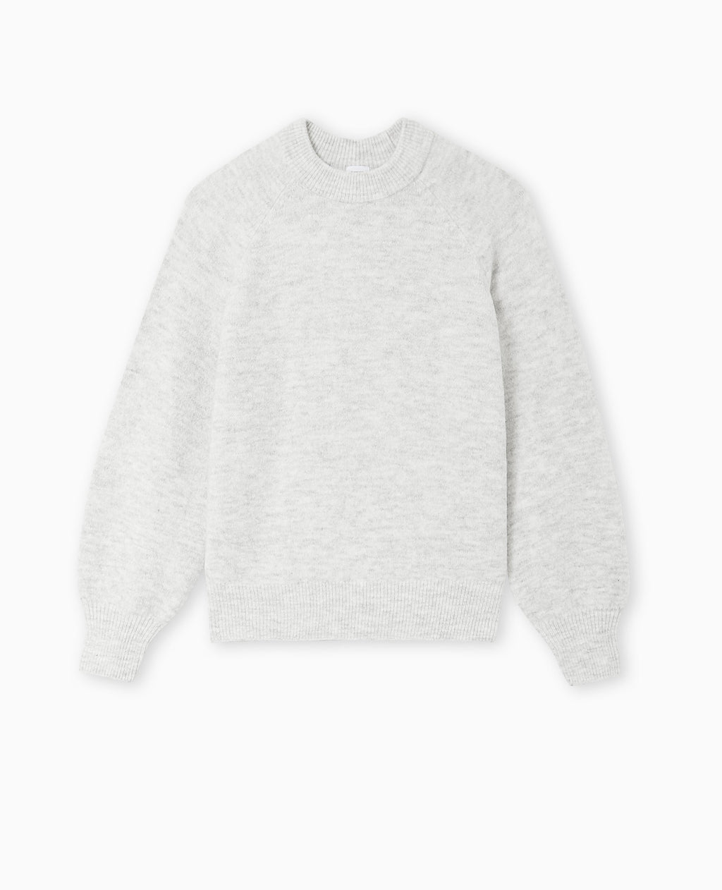 Pull oversize col rond manches raglan