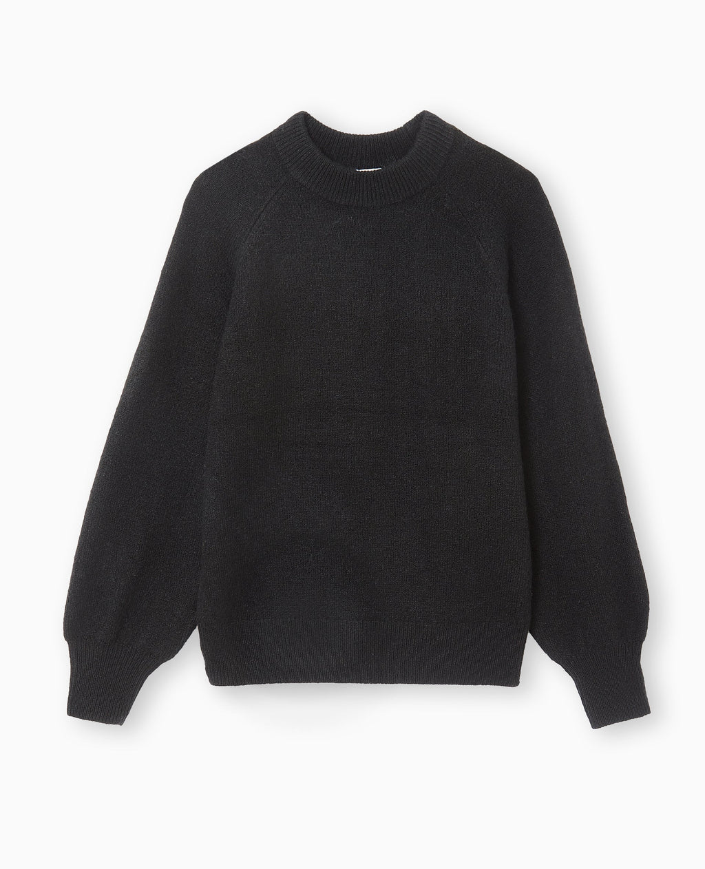 Pull oversize col rond manches raglans