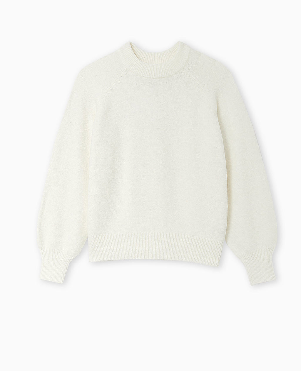 Pull oversize col rond manches raglan
