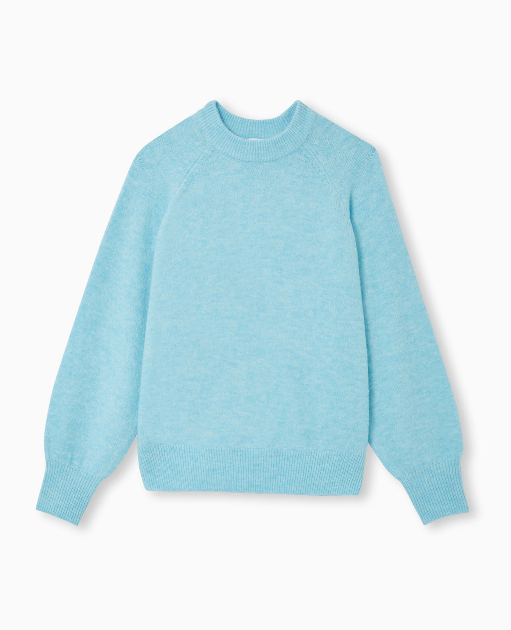 Pull oversize col rond manches raglan