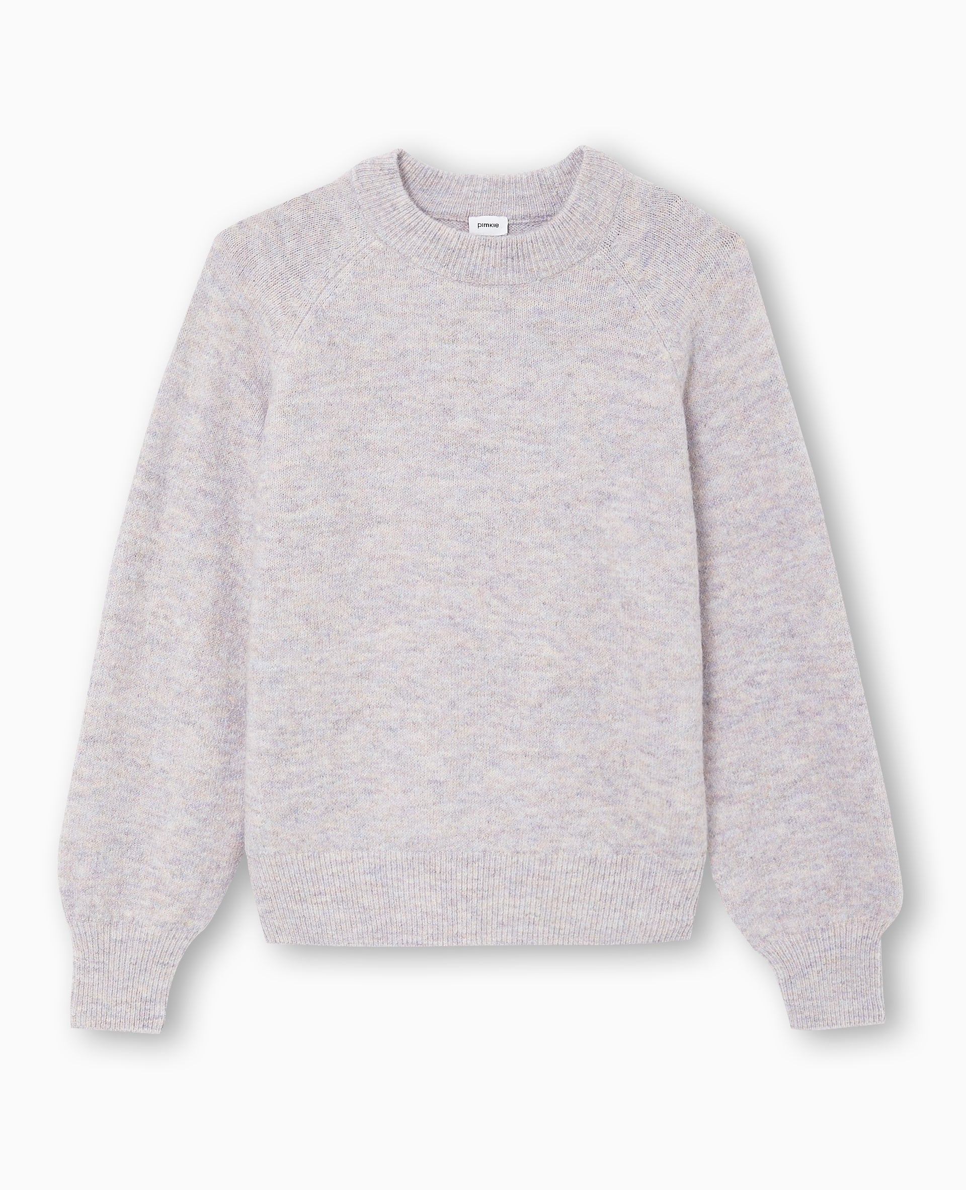 Pull oversize col rond manches raglans