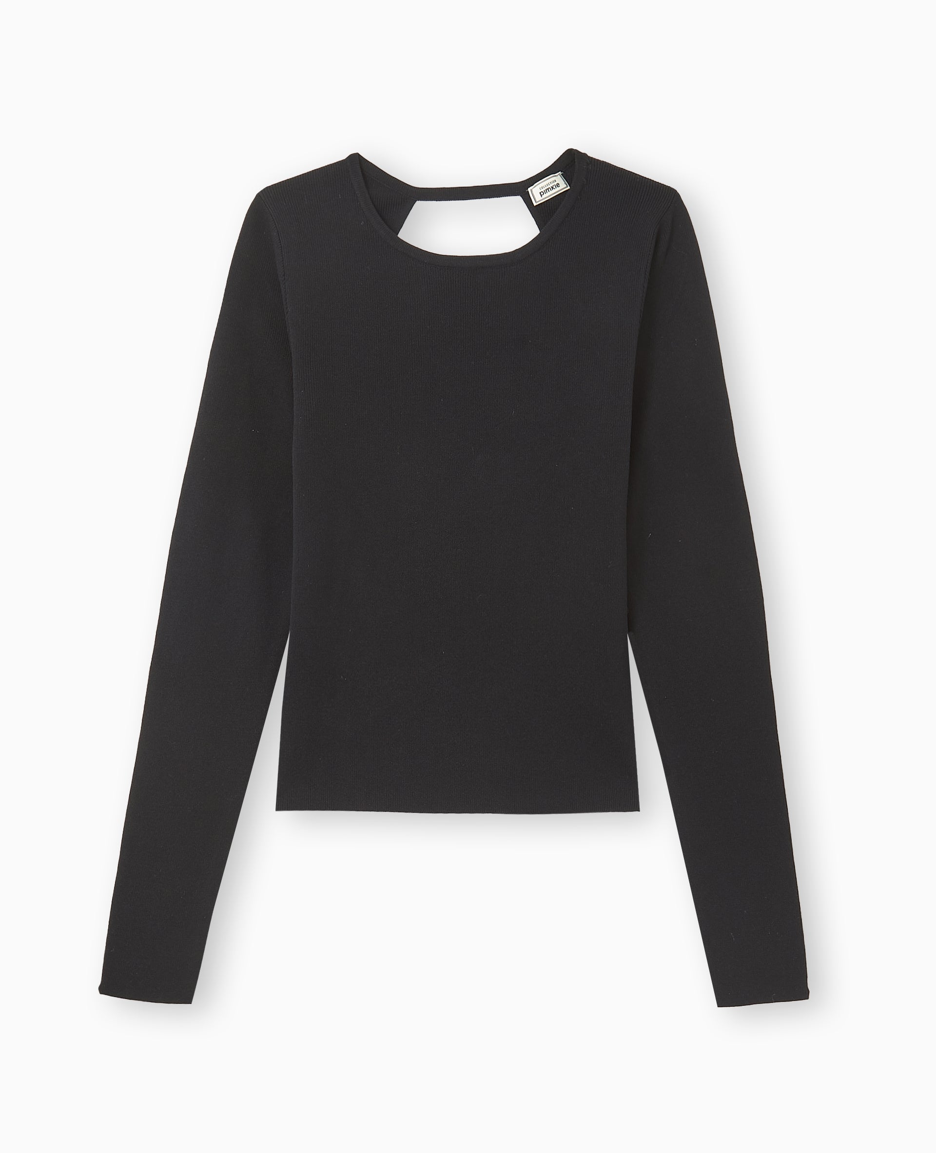 Pull fin avec dos-nu