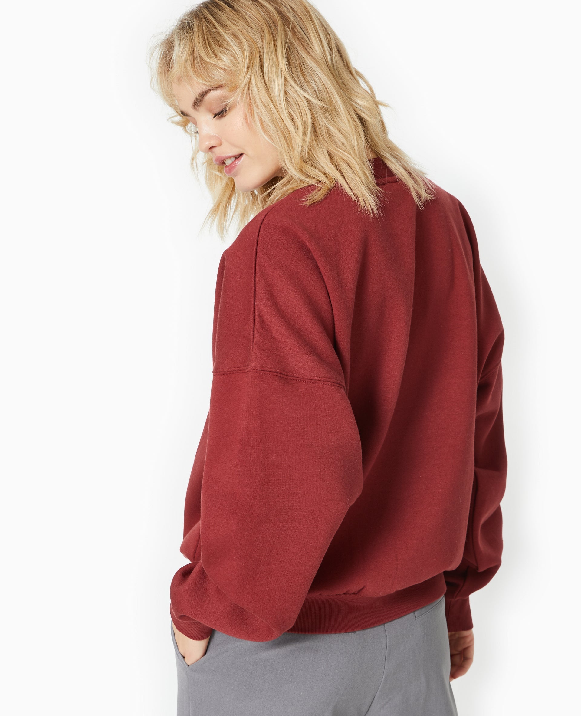Sweat oversize avec print CHICAGO