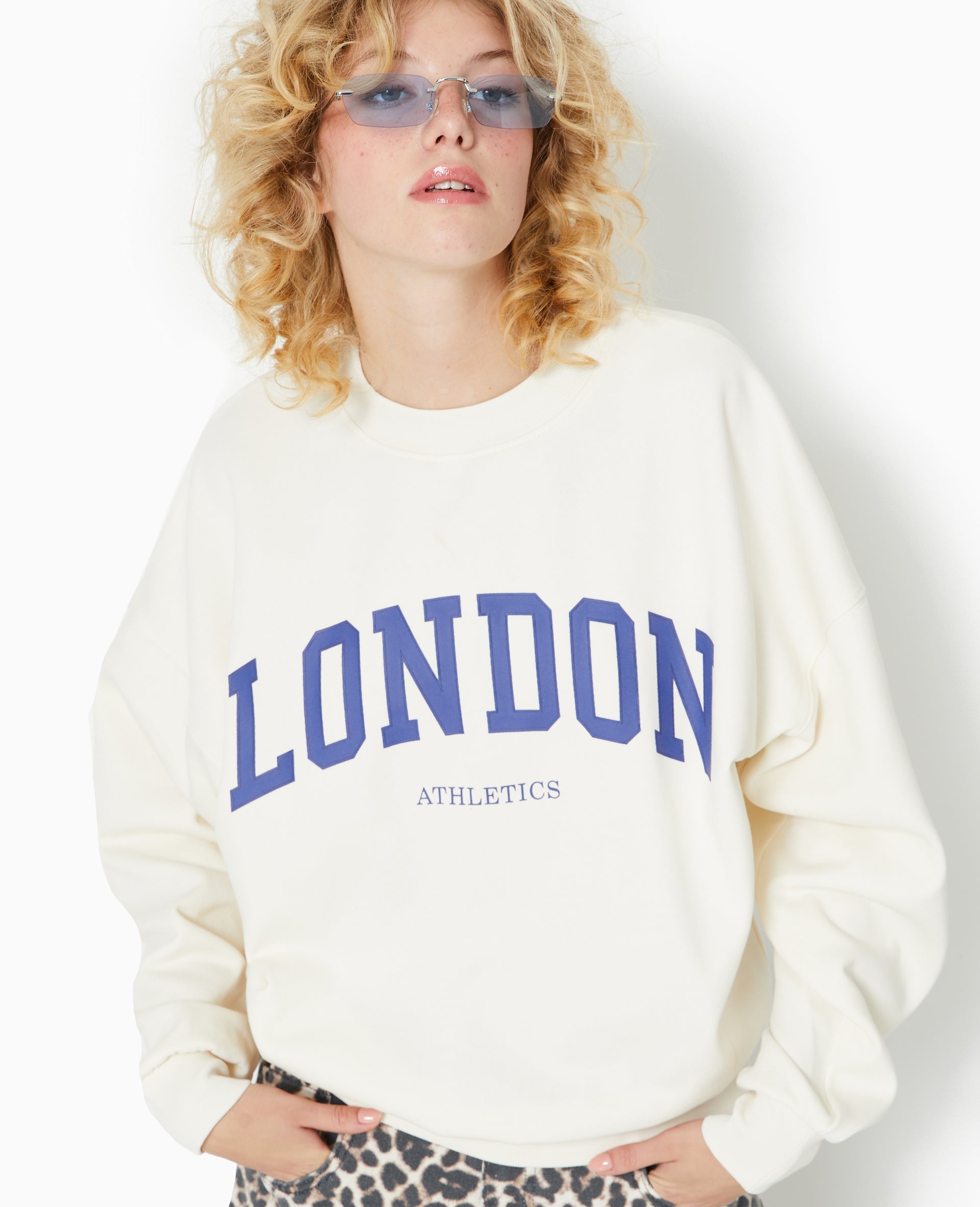 Sweat oversize avec print LONDON