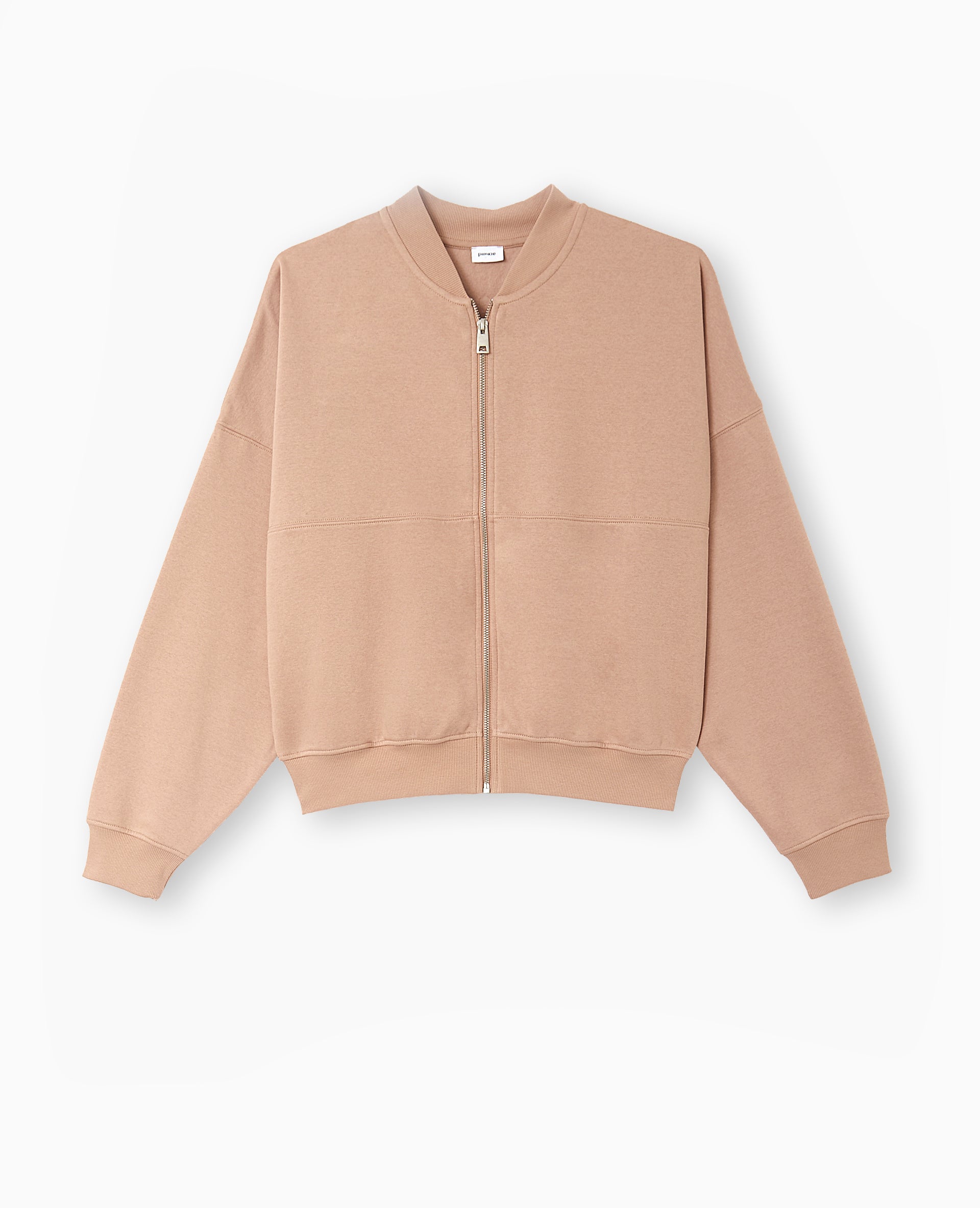 Sweat molleton zippé