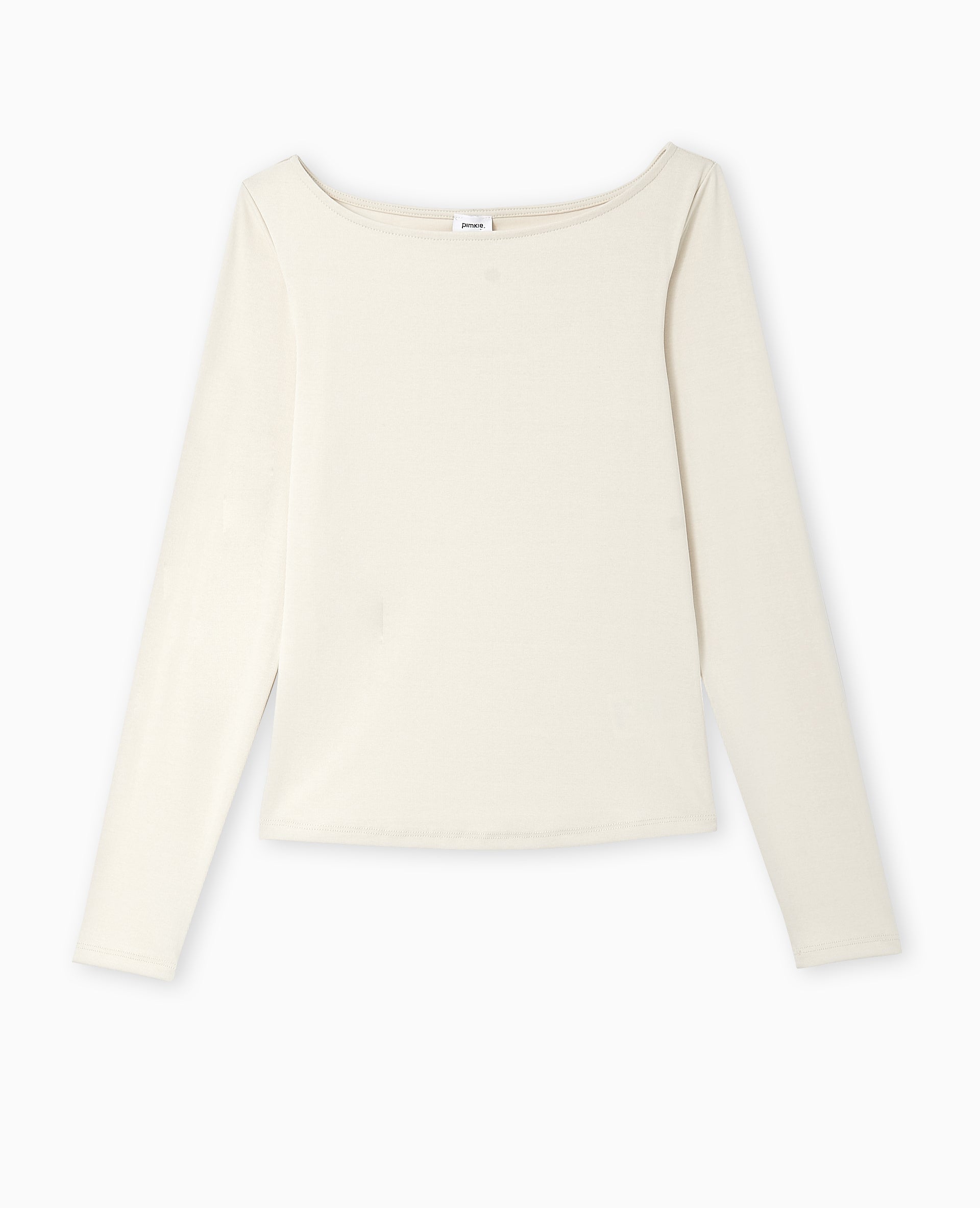 Top manches longues encolure bateau