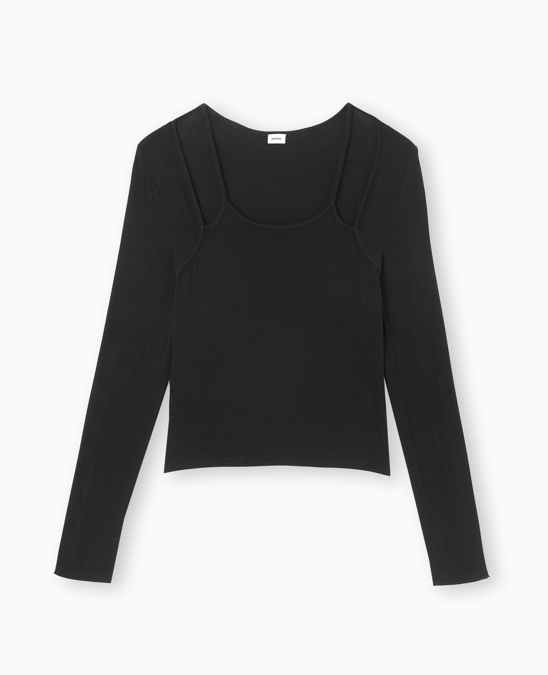 Top avec effet de superposition débardeur + gilet