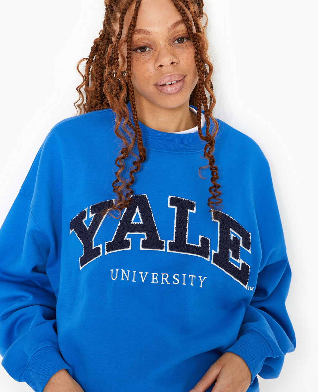 Sweat oversize avec transfert bouclette YALE