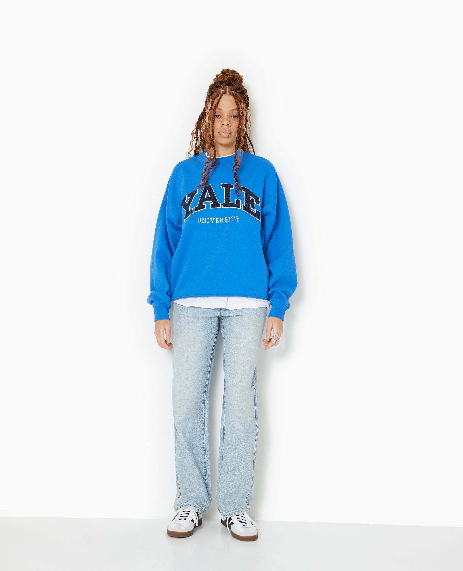 Sweat oversize avec transfert bouclette YALE