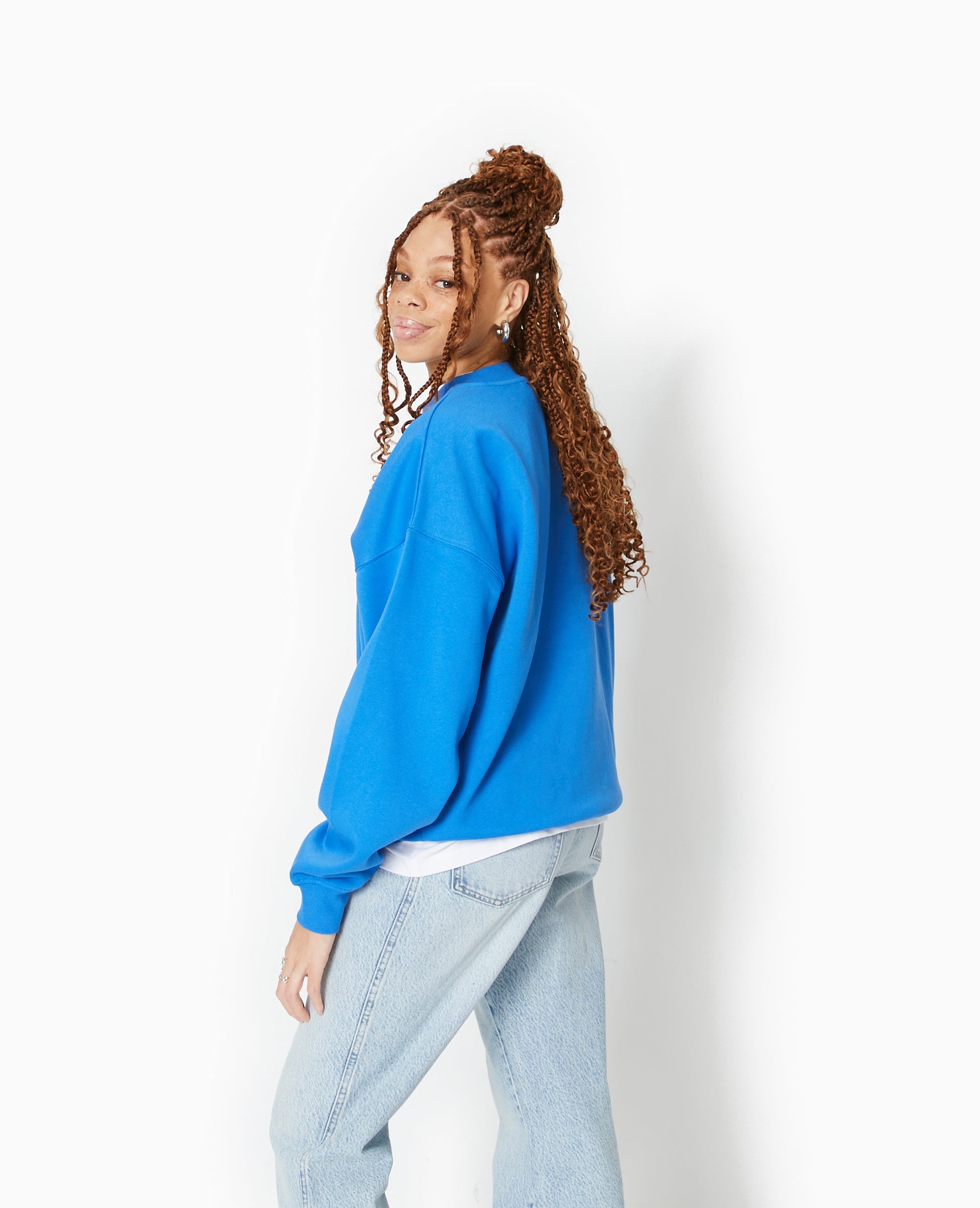 Sweat oversize avec transfert bouclette YALE