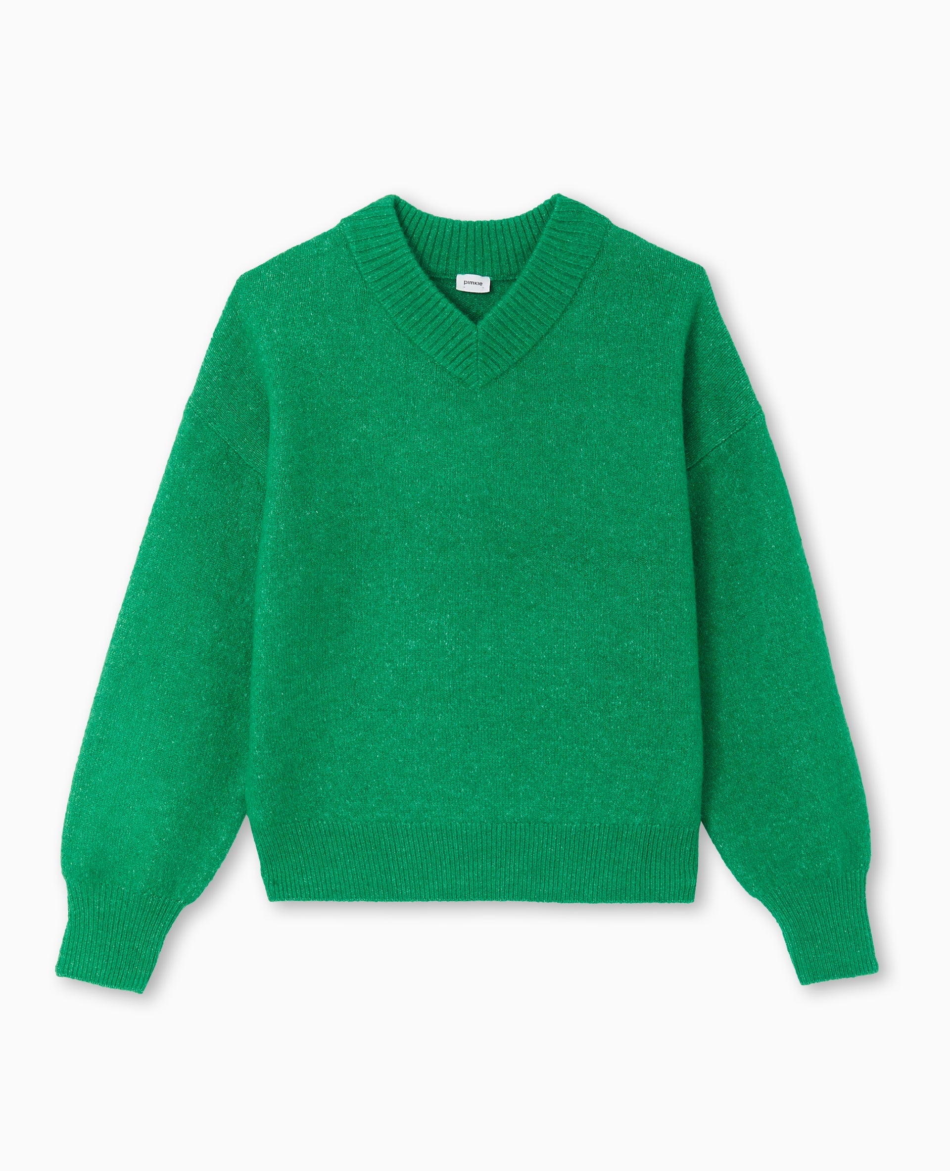 Pull col V en maille