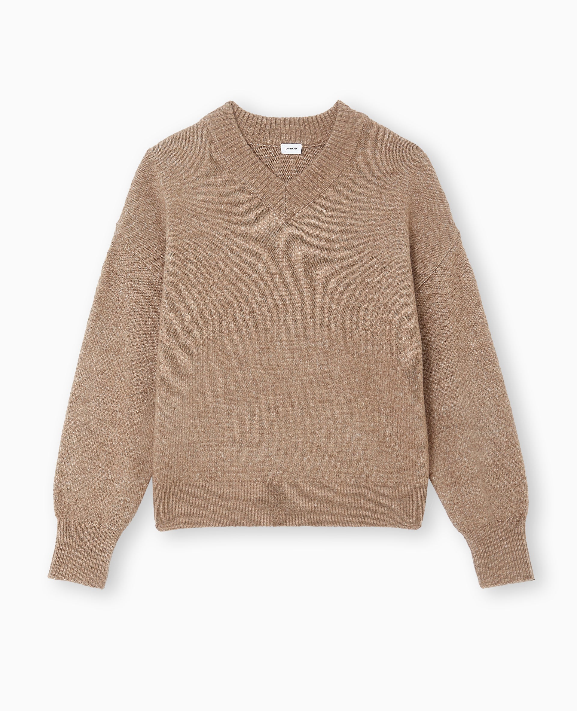 Pull col V en maille