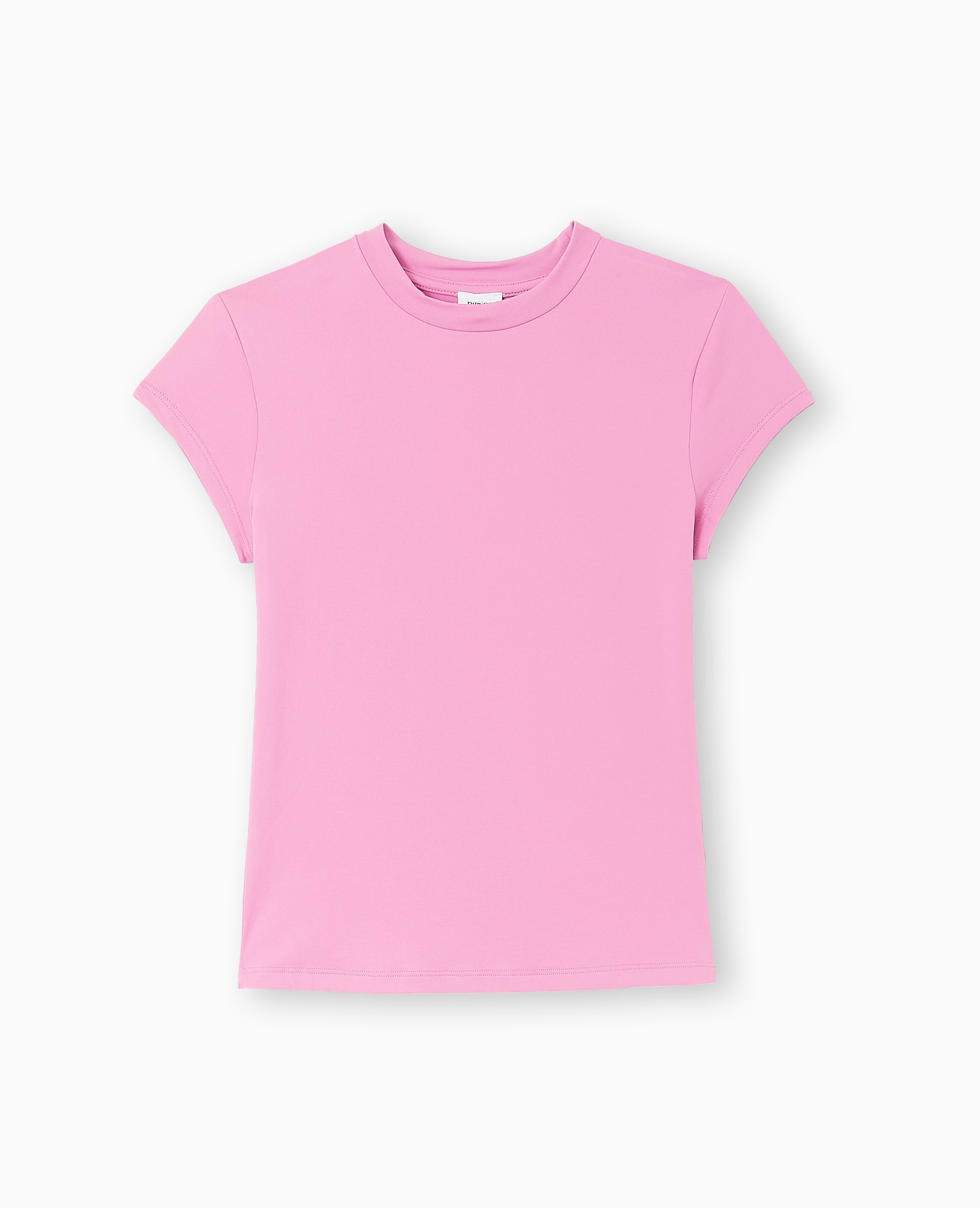 T-shirt ajusté en maille extensible