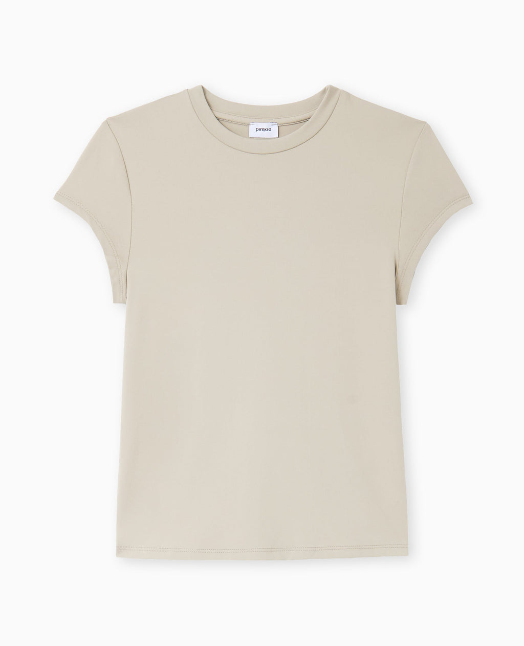 T-shirt ajusté en maille extensible