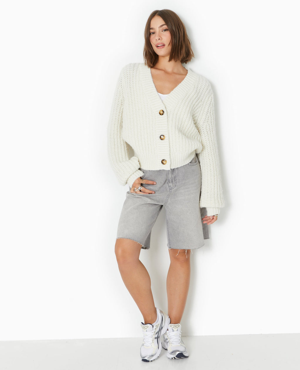 Gilet grosses mailles