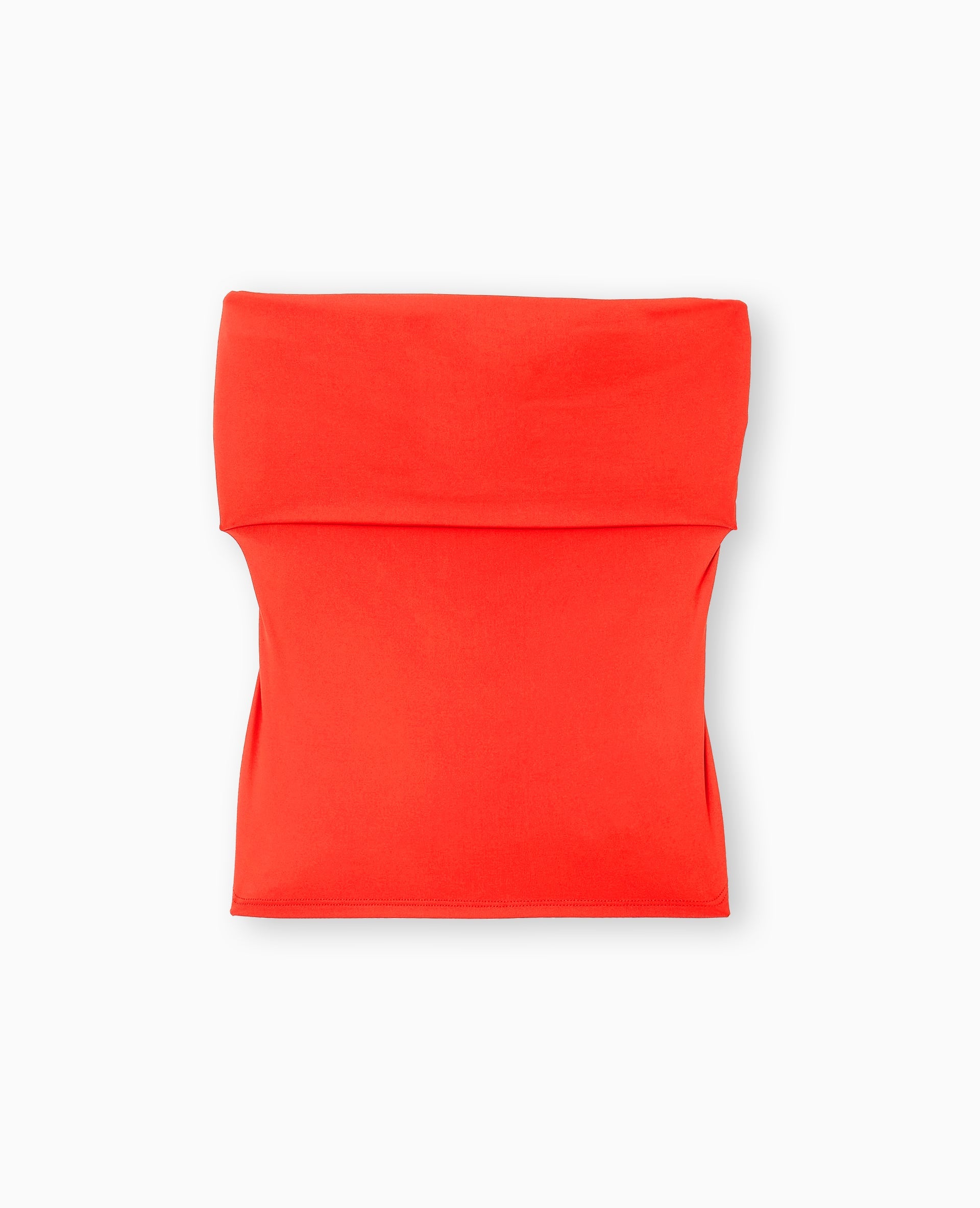 Top bustier avec revers