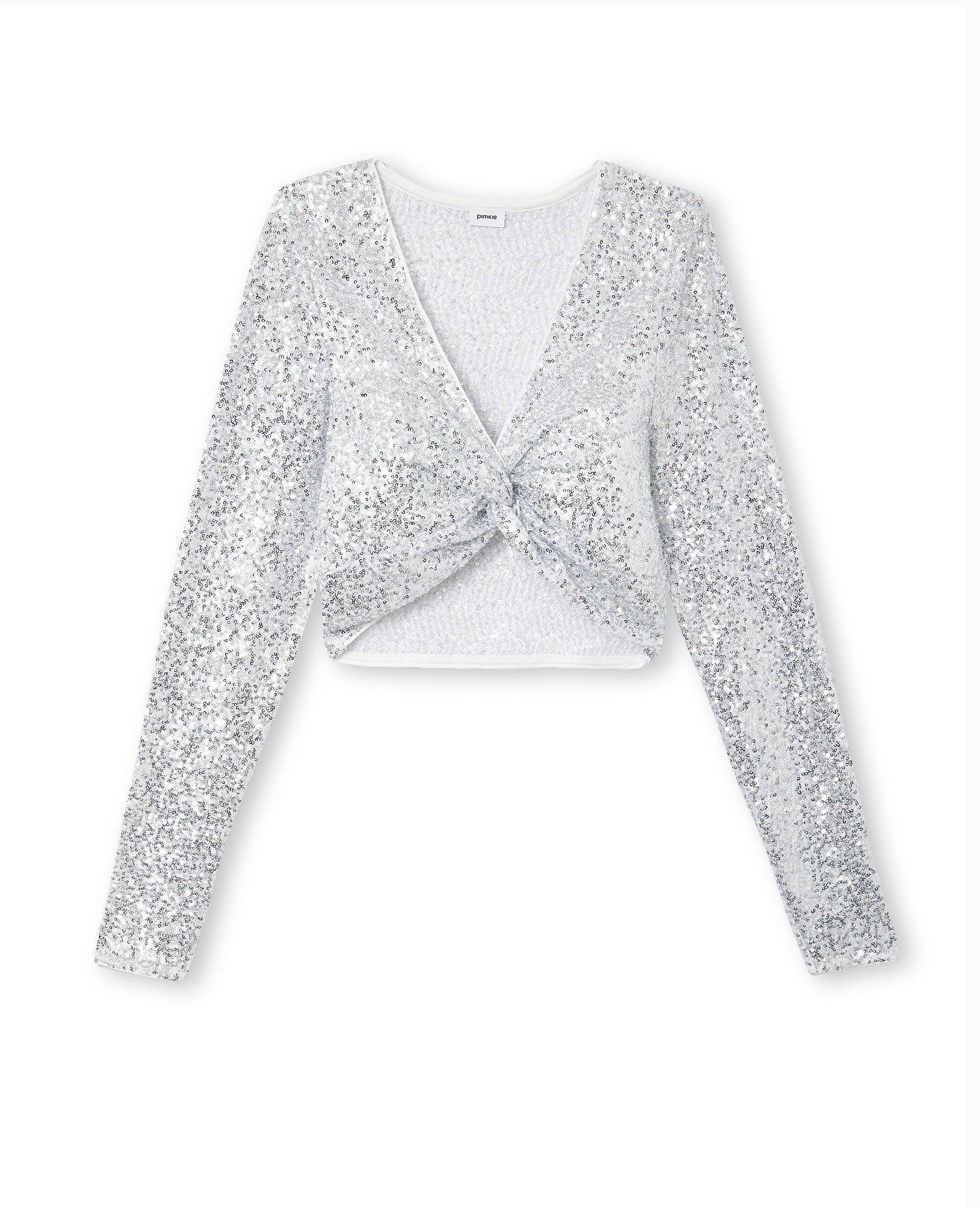 Top court avec sequins