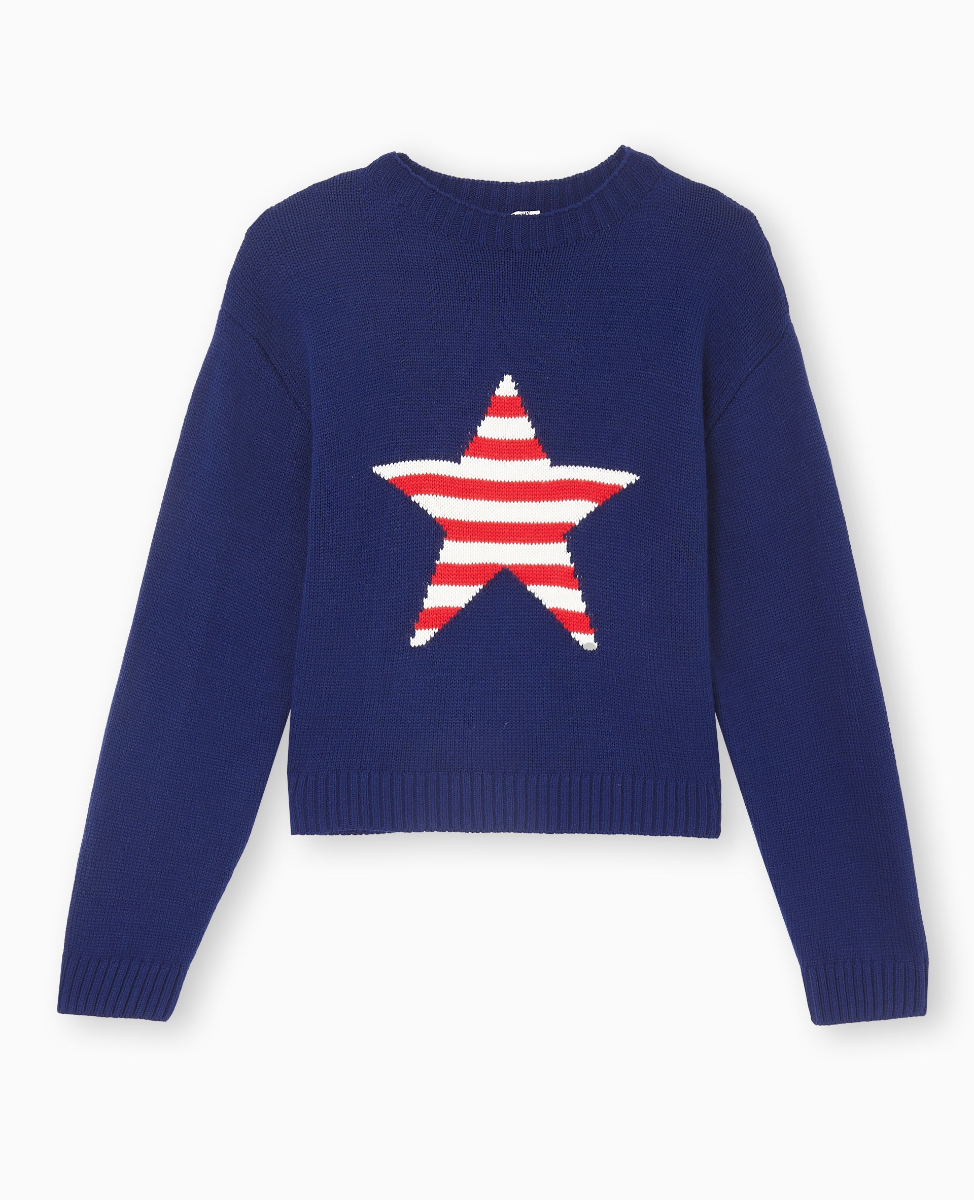 Pull en maille avec étoile