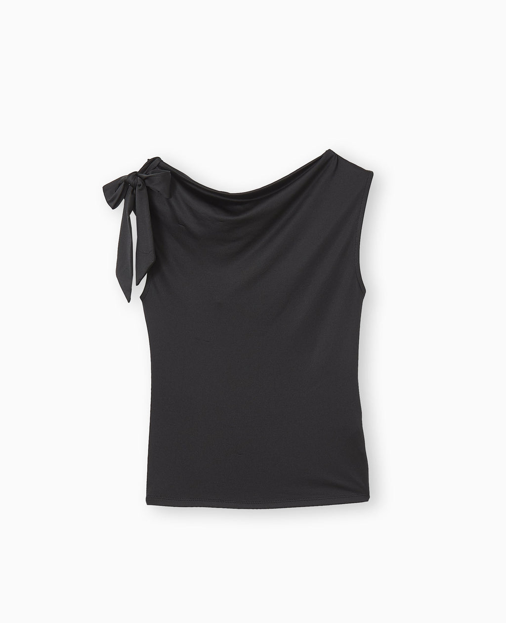 Top asymétrique avec nœud épaule