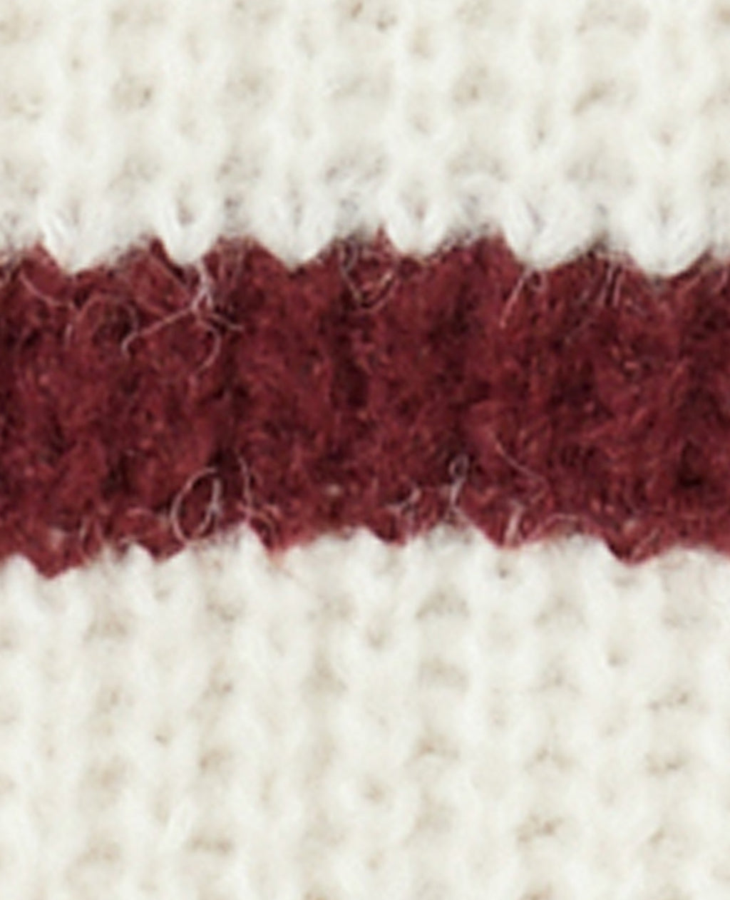 Pull grosse maille avec rayures