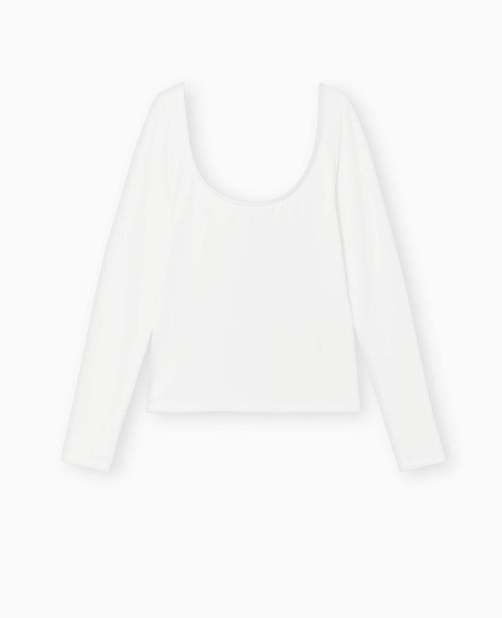 Top manches longues encolure danseuse