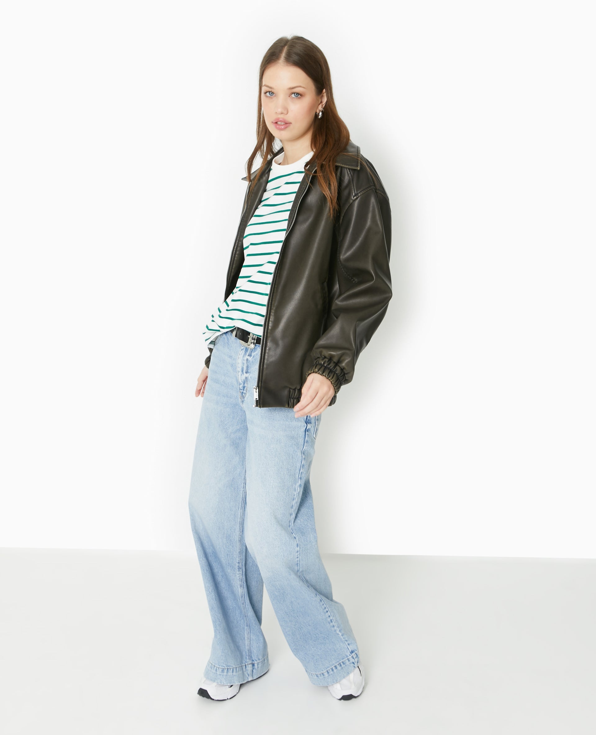 Marinière oversize manches longues