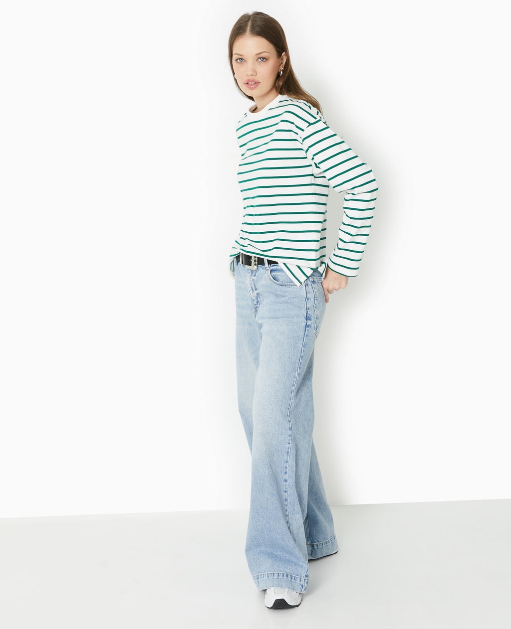 Marinière oversize manches longues