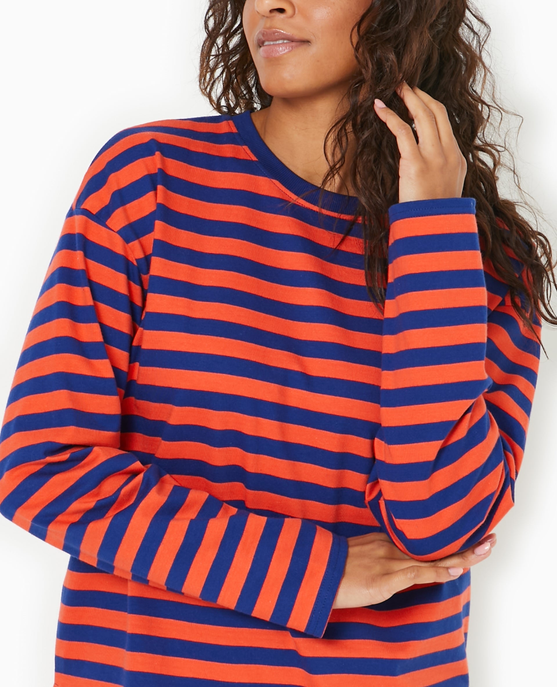Marinière oversize manches longues